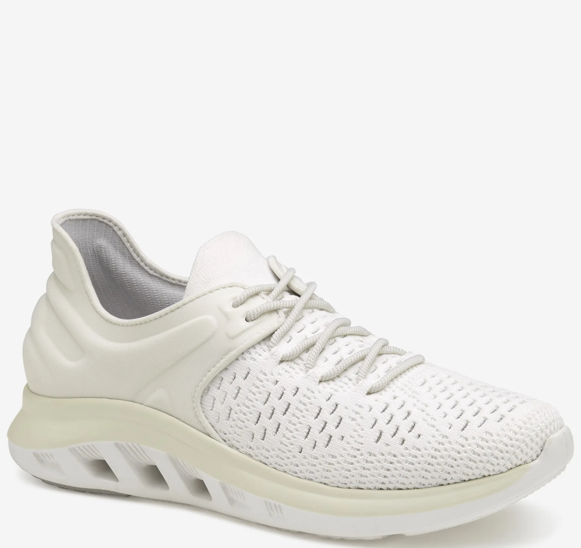 Sneakers^Johnston & Murphy Activate Knit U-Throat WhiteKnit/Nylon