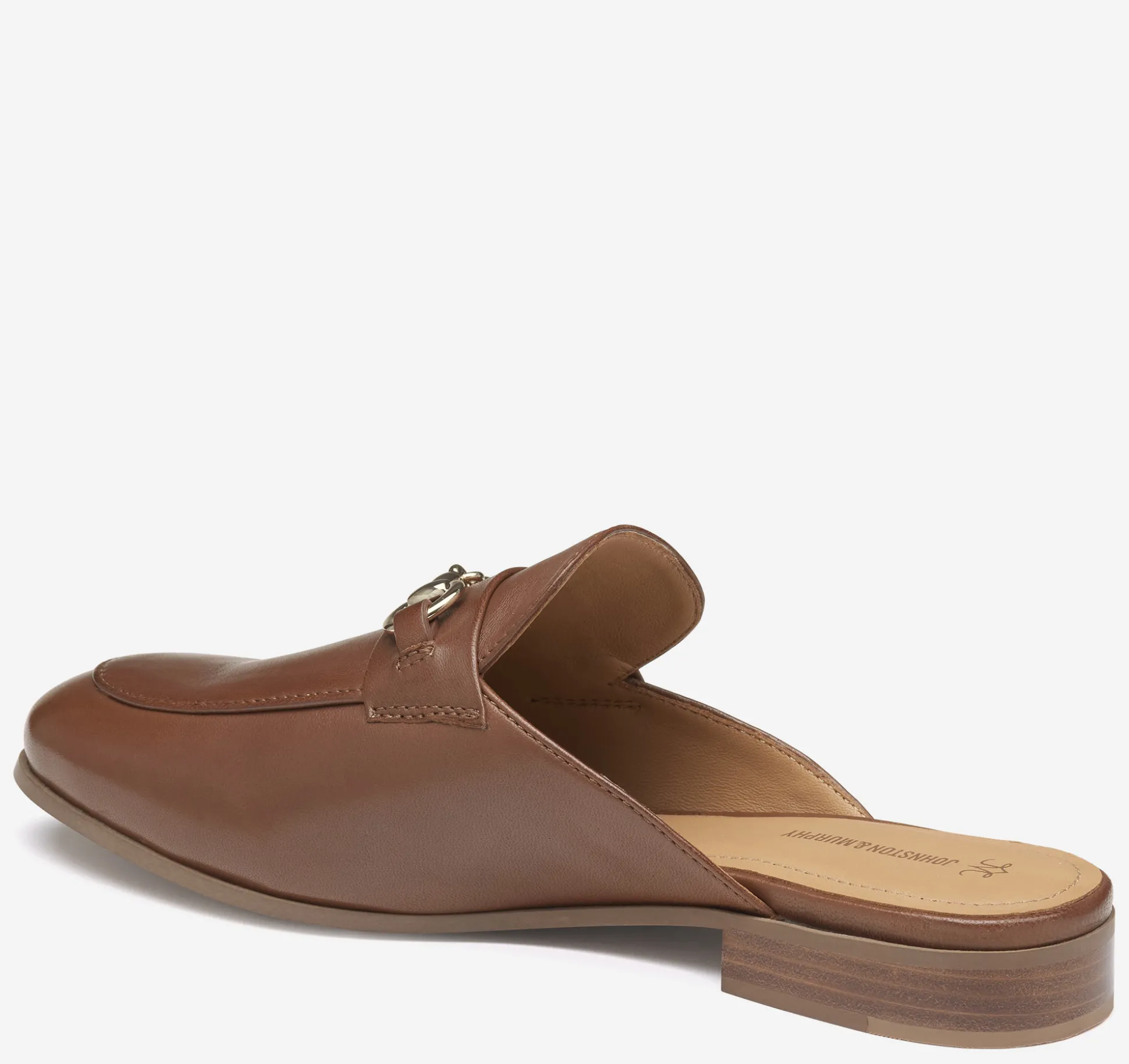 Mules & Loafers^Johnston & Murphy Ali Bit Mule CognacGloveLeather