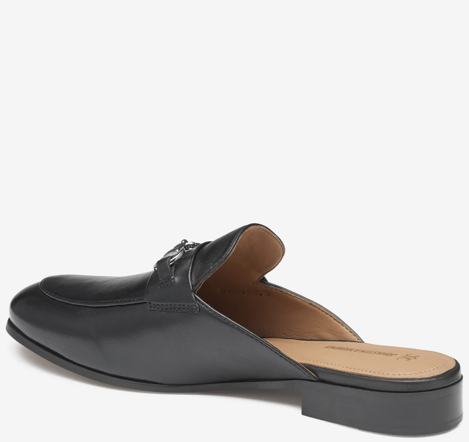 Mules & Loafers^Johnston & Murphy Ali Bit Mule BlackGloveLeather