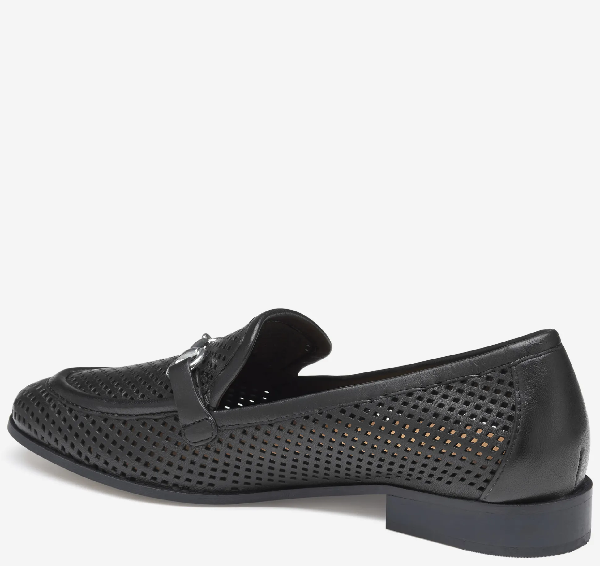 Mules & Loafers^Johnston & Murphy Ali Perfed Bit Loafer BlackGloveLeather