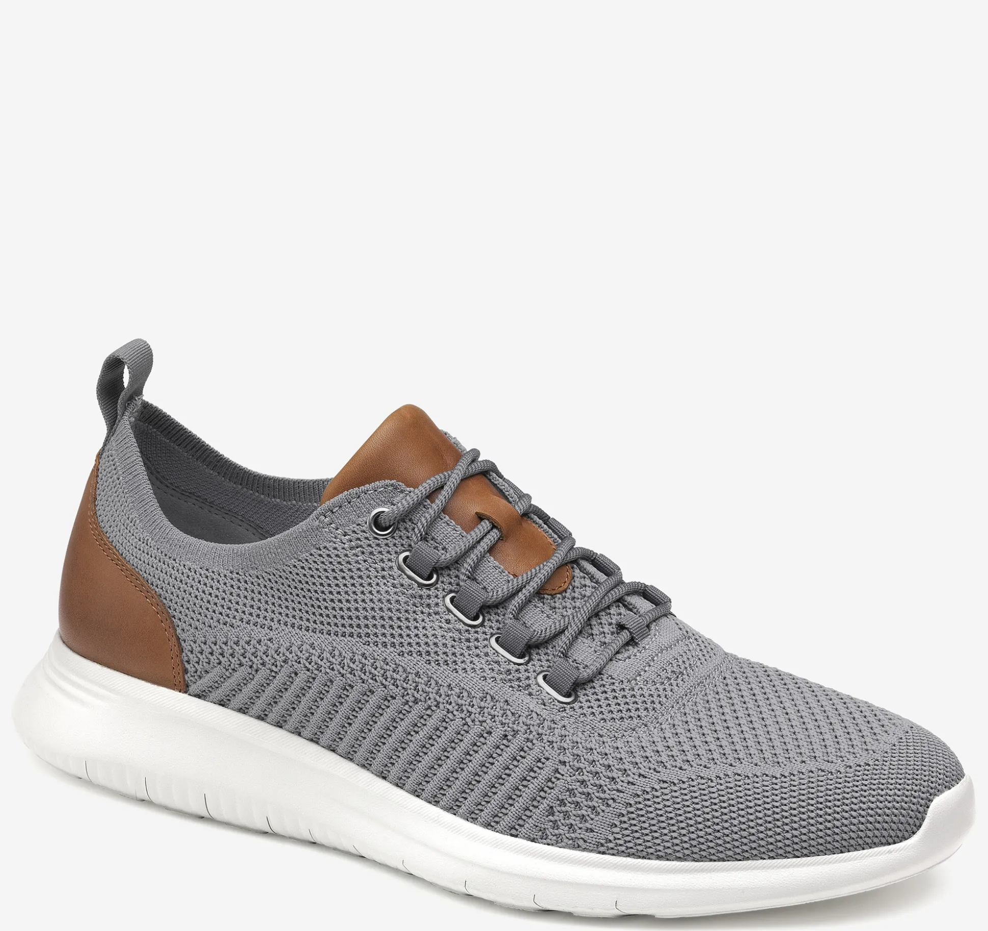 Lace-ups^Johnston & Murphy Amherst Knit U-Throat GrayKnit