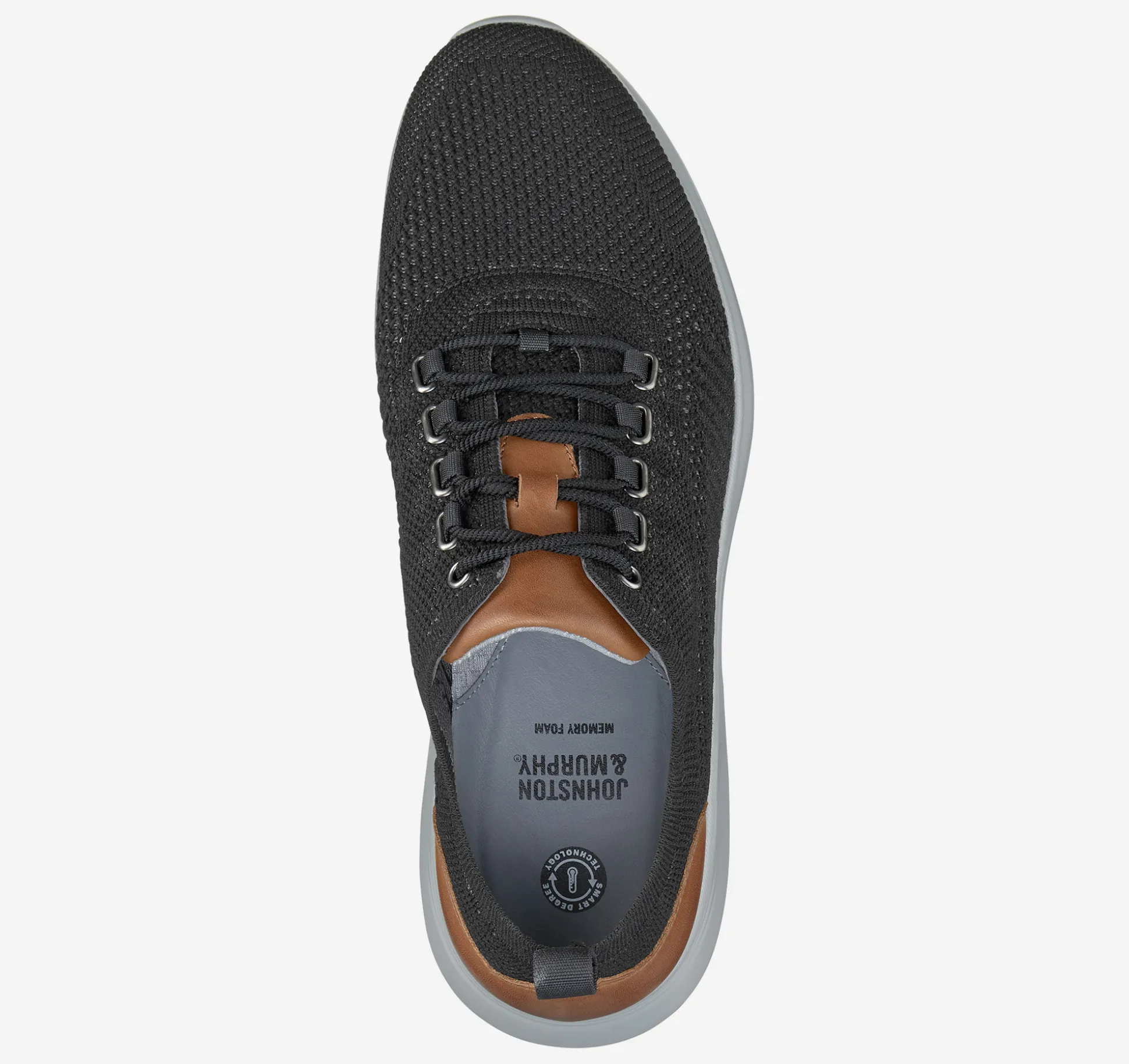 Lace-ups | Sneakers^Johnston & Murphy Amherst Knit U-Throat BlackKnit