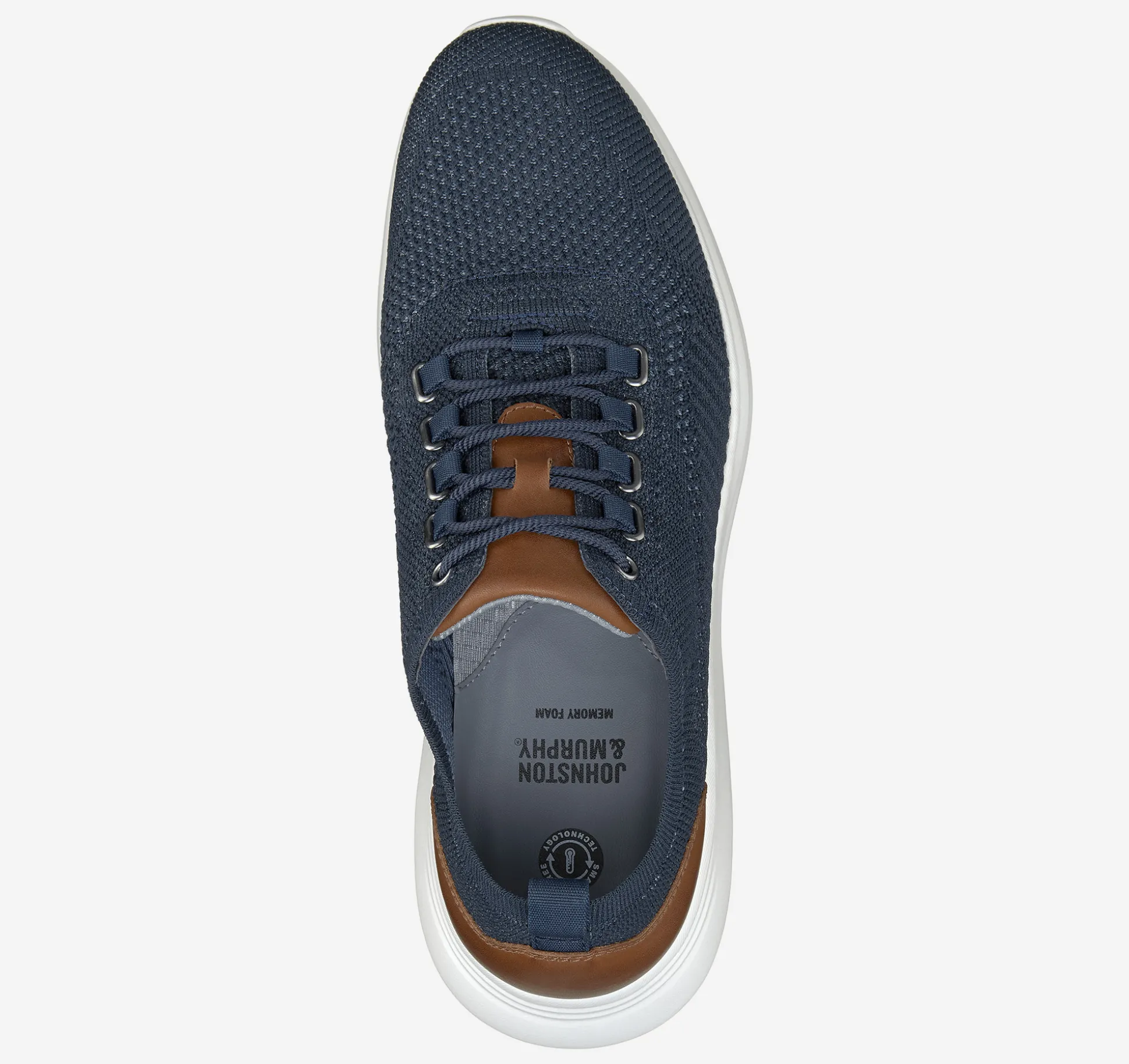Lace-ups^Johnston & Murphy Amherst Knit U-Throat NavyKnit