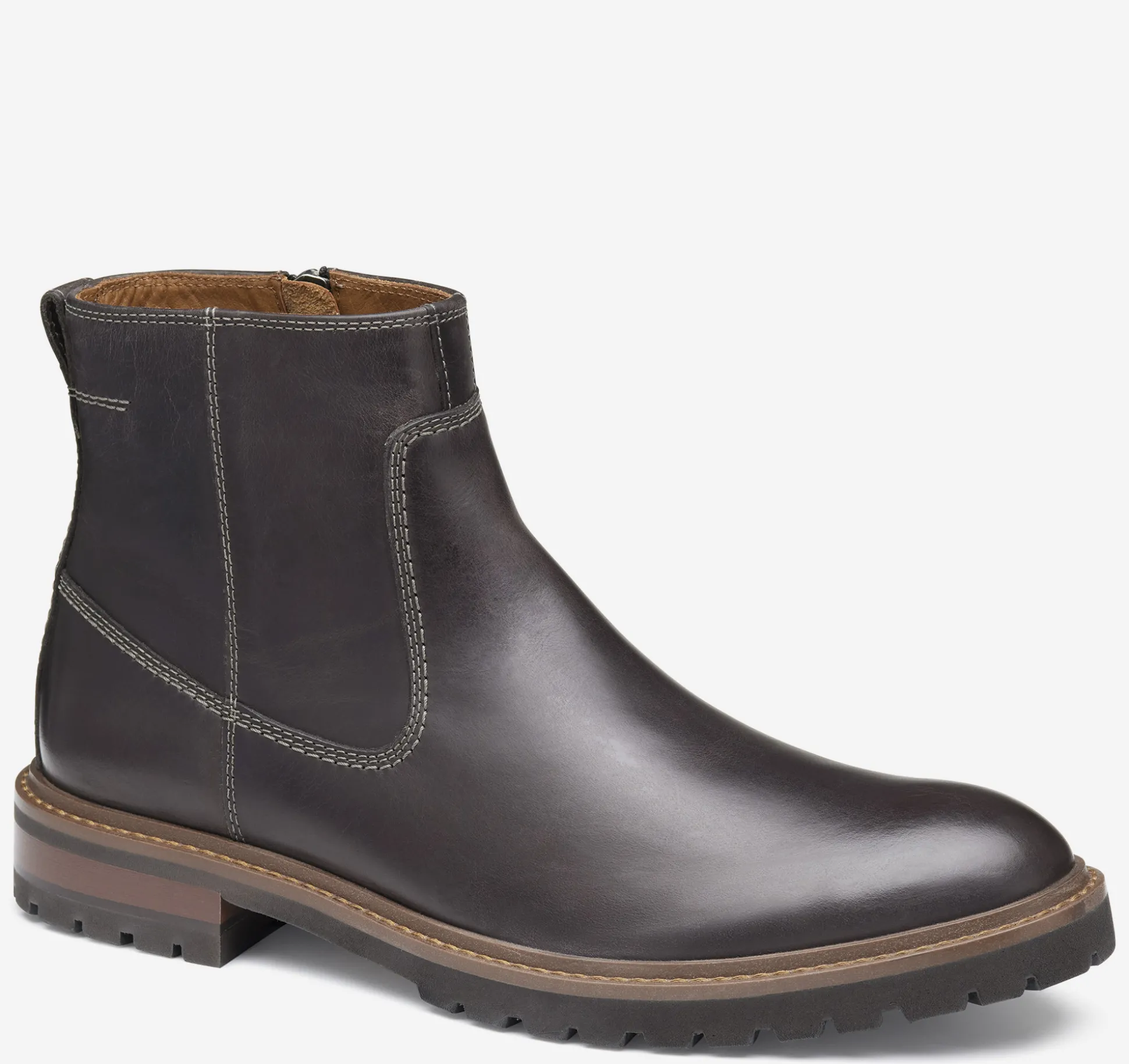 Boots | Slip-ons & Loafers^Johnston & Murphy Barrett Zip Boot CharcoalFullGrain