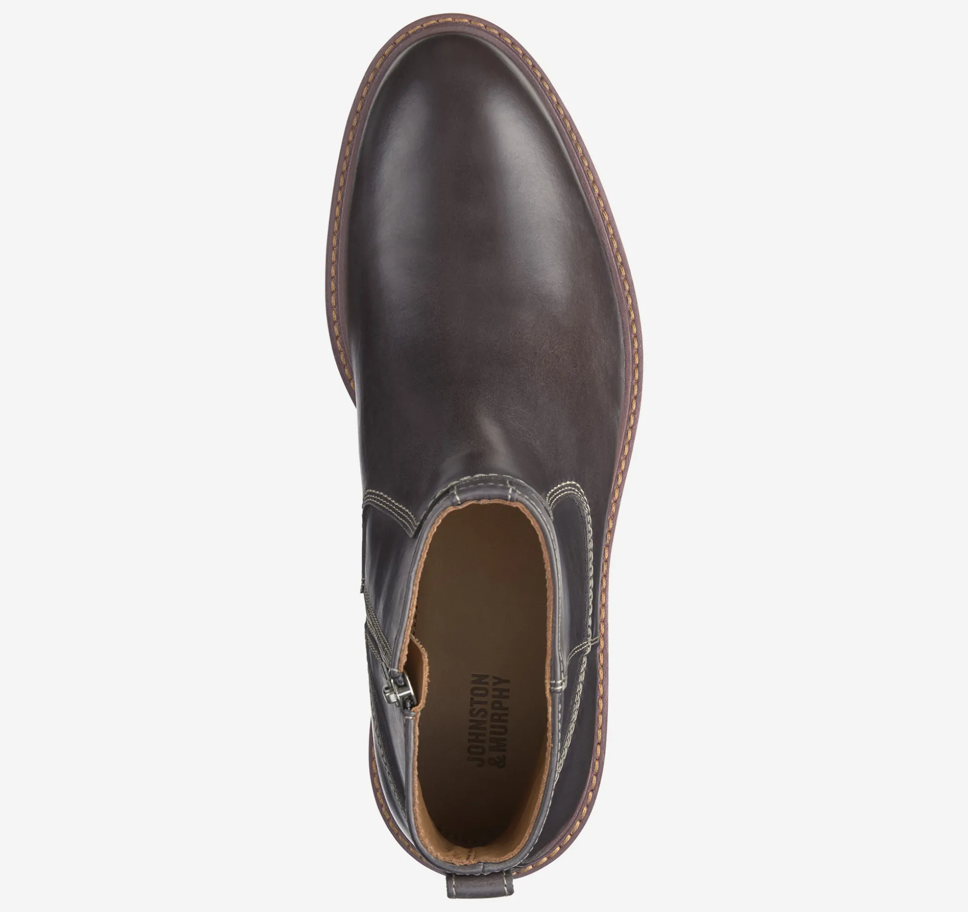 Boots | Slip-ons & Loafers^Johnston & Murphy Barrett Zip Boot CharcoalFullGrain