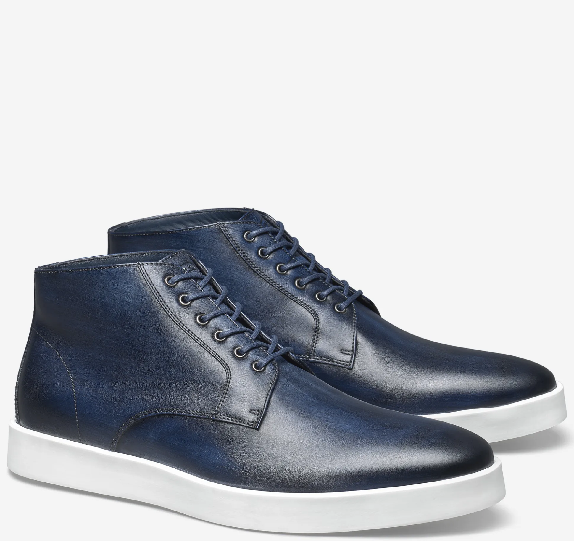 Boots | Lace-ups^Johnston & Murphy Bolivar Plain Toe Boot NavyHand-StainedCalfskin