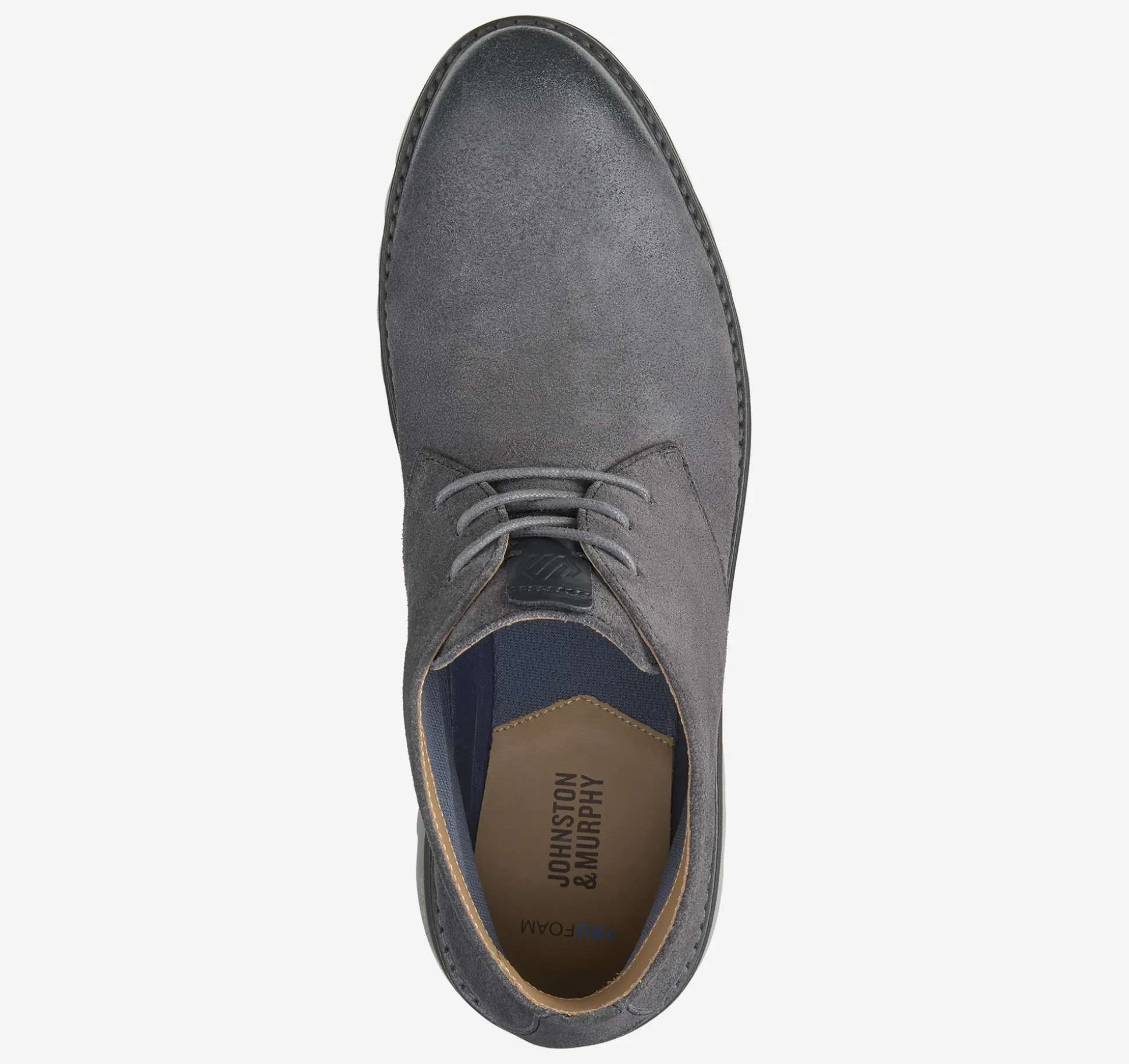 Boots | Lace-ups^Johnston & Murphy Braydon Chukka CharcoalWaxedSuede