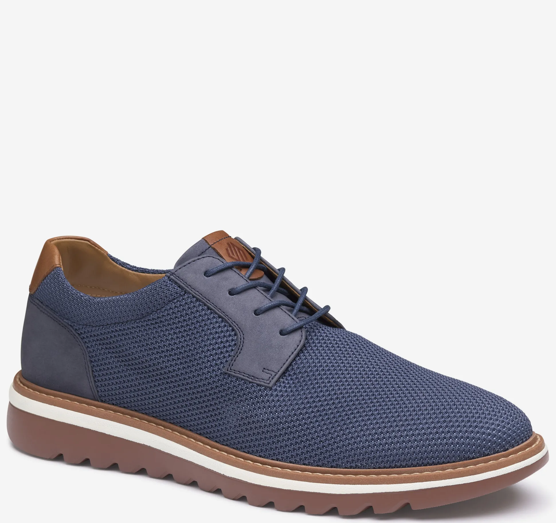 Lace-ups^Johnston & Murphy Braydon Knit Plain Toe NavyKnit