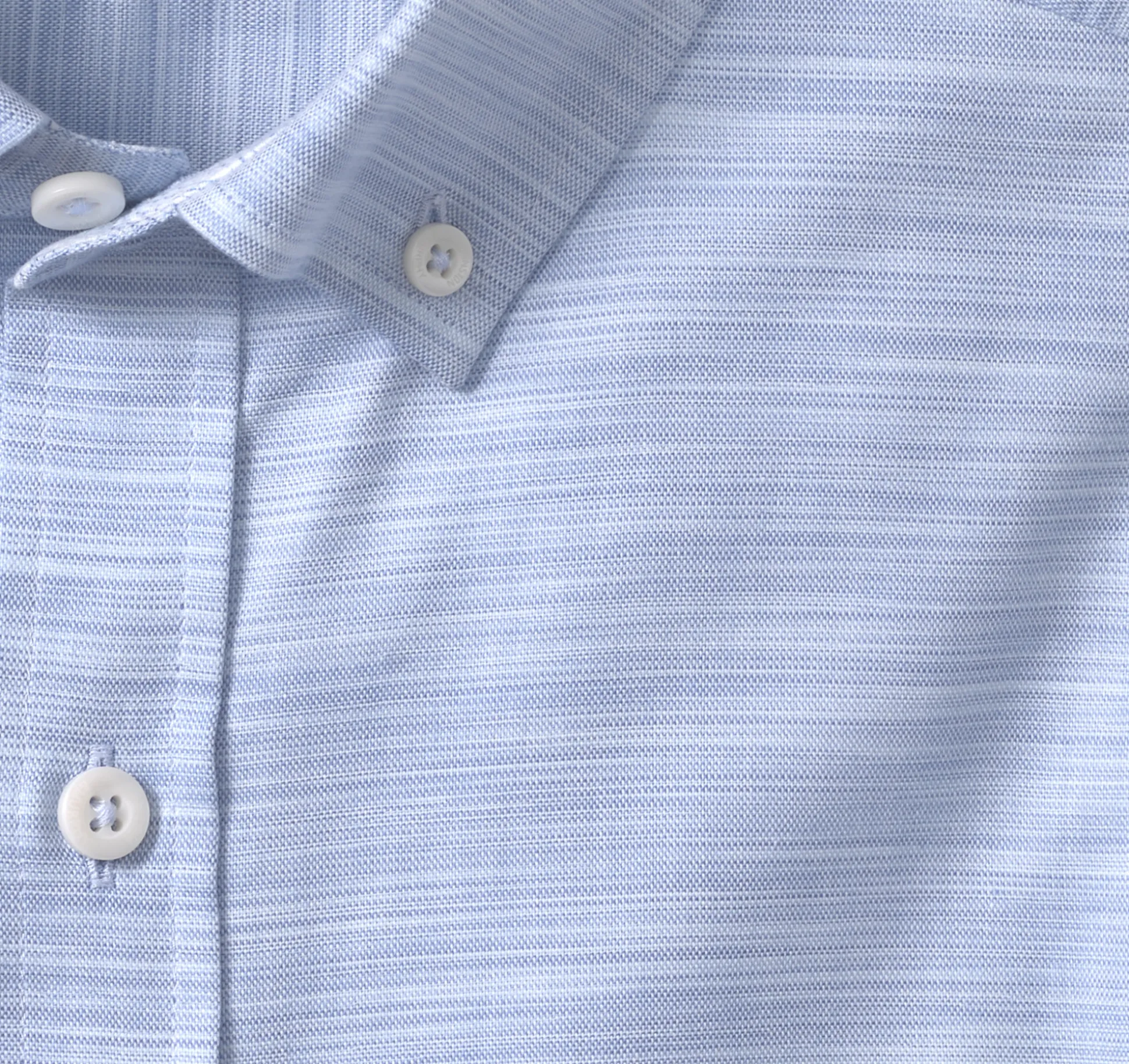 Shirts^Johnston & Murphy Button-Collar Premium Cotton Shirt BlueStriatedOxford