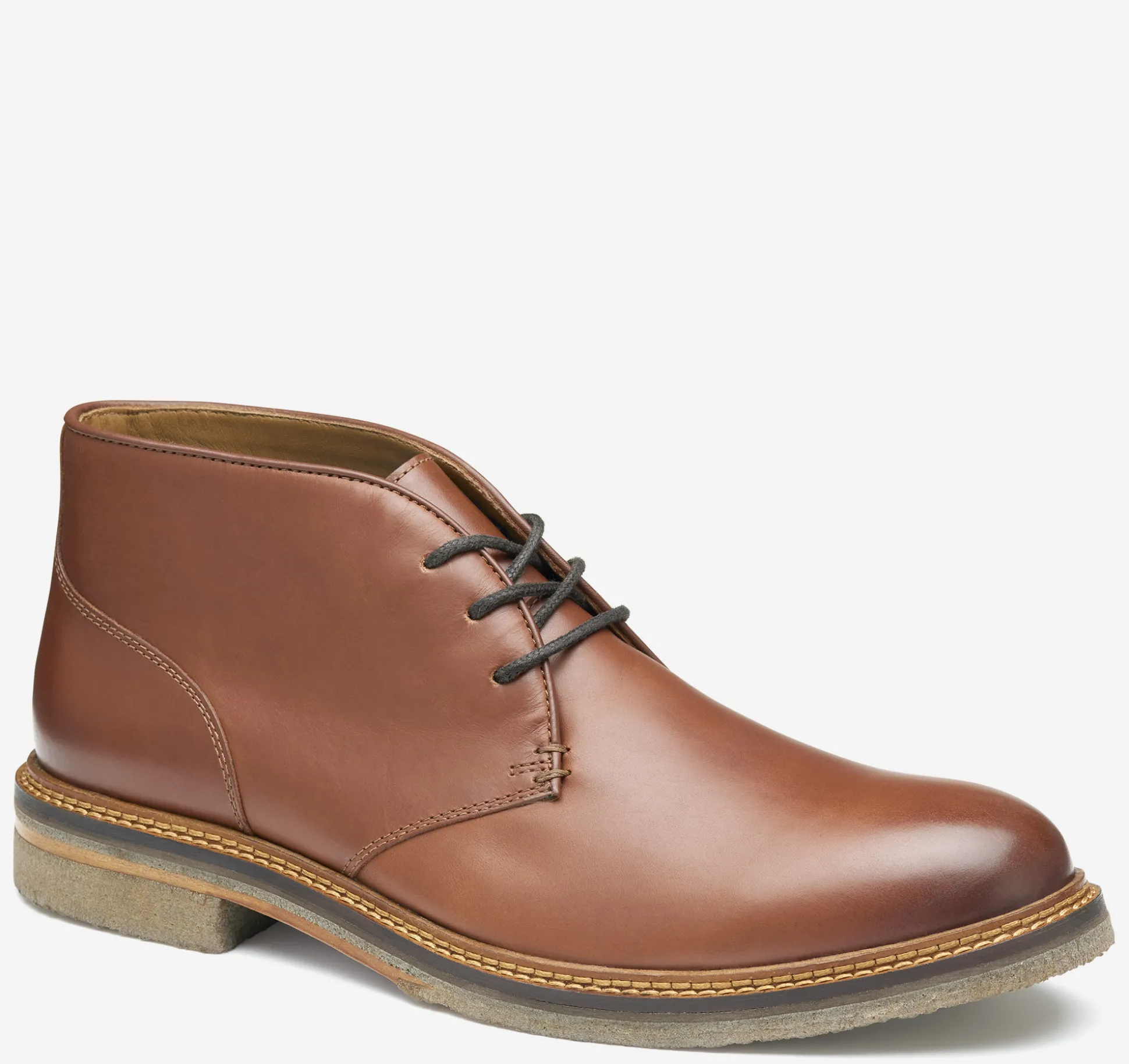 Boots | Lace-ups^Johnston & Murphy Calder Chukka MahoganyFullGrain