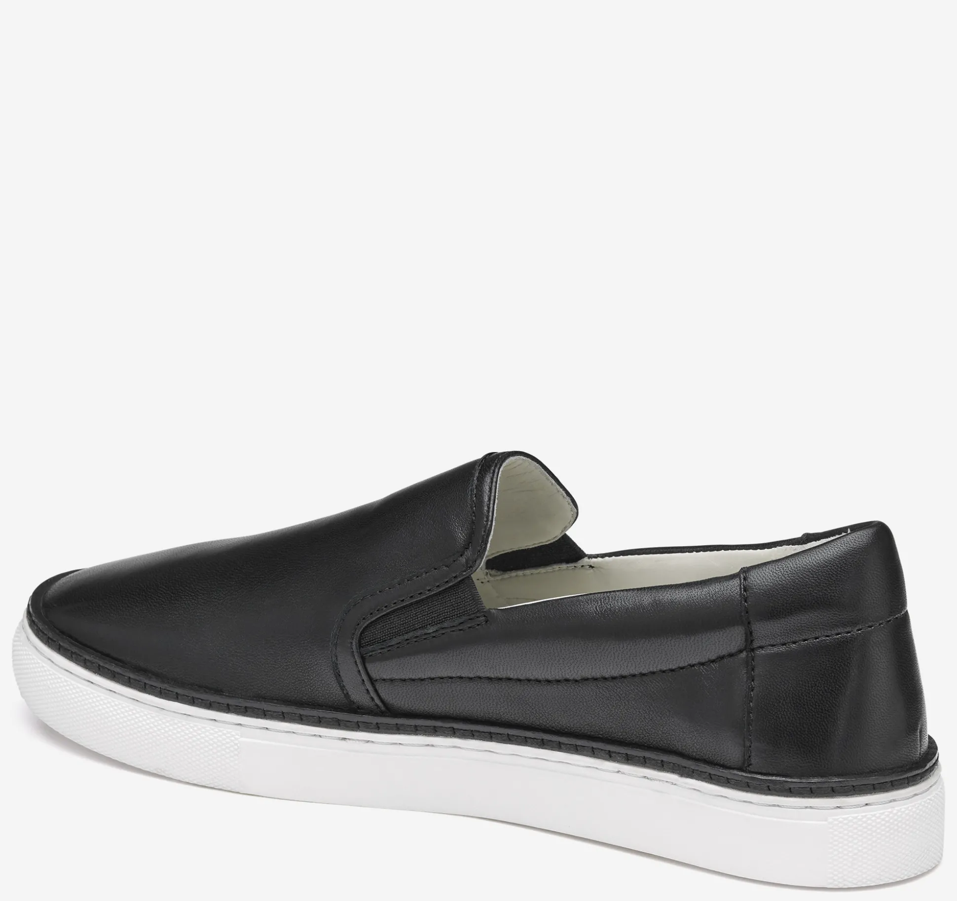 Mules & Loafers^Johnston & Murphy Callie Double-Gore Slip-On BlackGloveLeather
