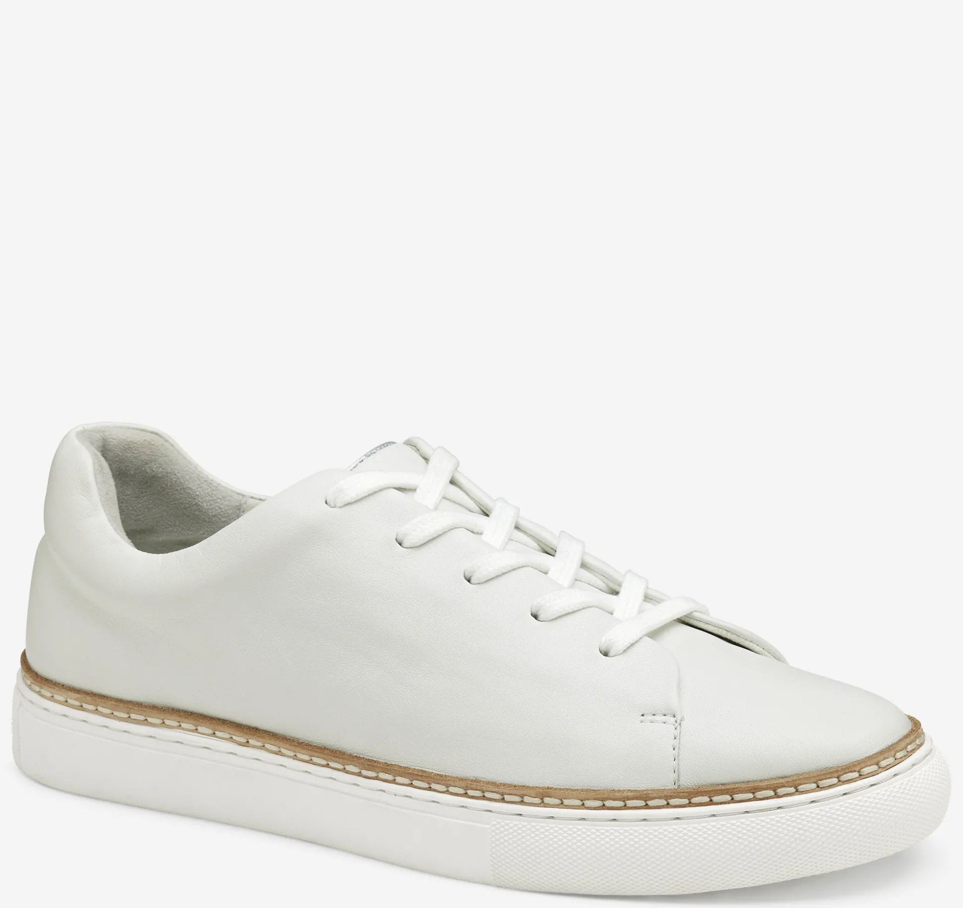 Sneakers^Johnston & Murphy Callie Lace-to-Toe WhiteGloveLeather
