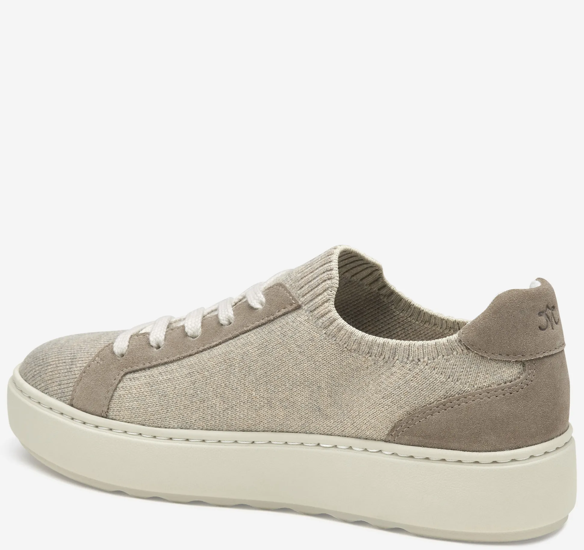 Sneakers^Johnston & Murphy Cammie Knit Lace-Up TaupeKnit