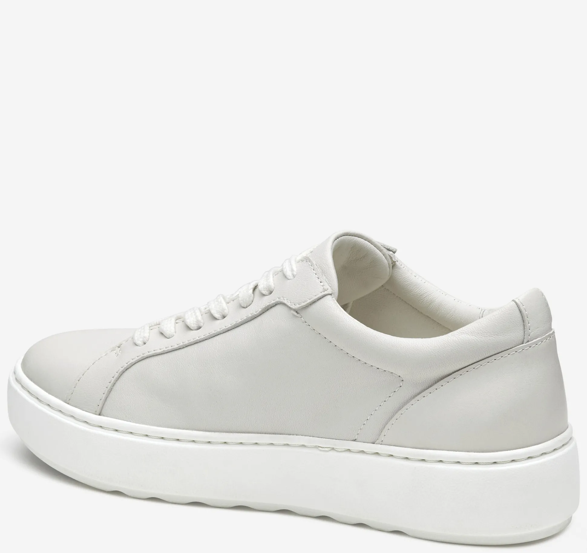 Sneakers^Johnston & Murphy Cammie Lace-Up WhiteTumbledFullGrain