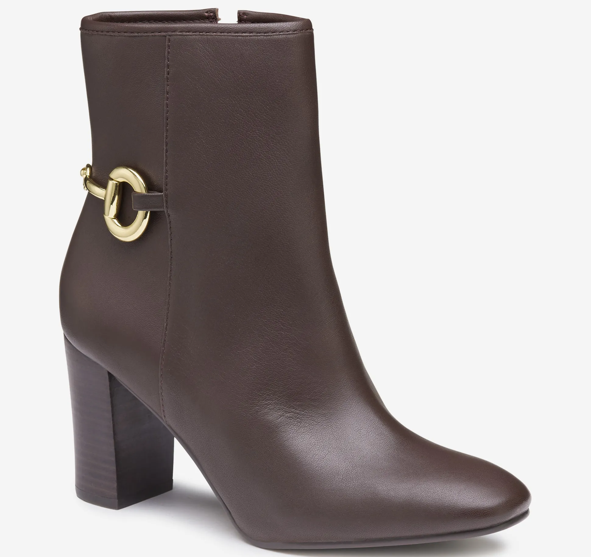 Boots & Booties^Johnston & Murphy Charlotte Bit Bootie BrownGloveLeather