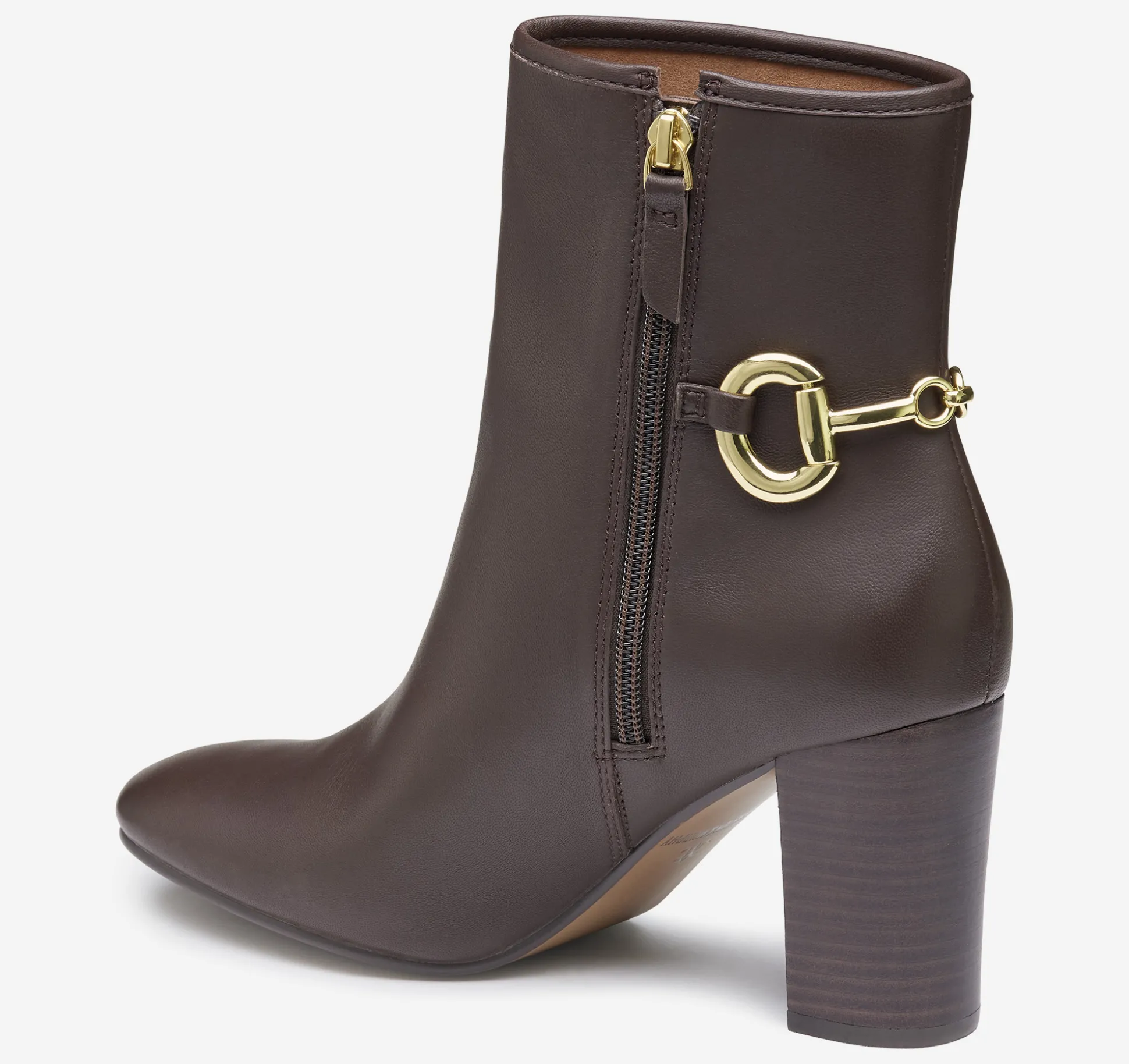 Boots & Booties^Johnston & Murphy Charlotte Bit Bootie BrownGloveLeather