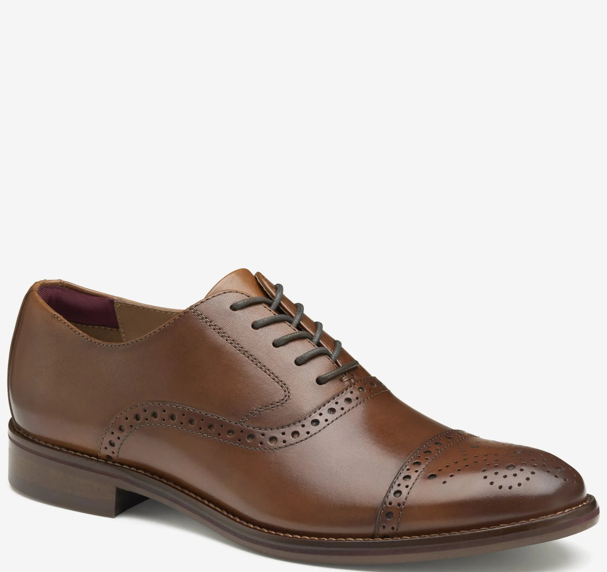 Dress Shoes | Lace-ups^Johnston & Murphy Conard 2.0 Cap Toe TanFullGrain