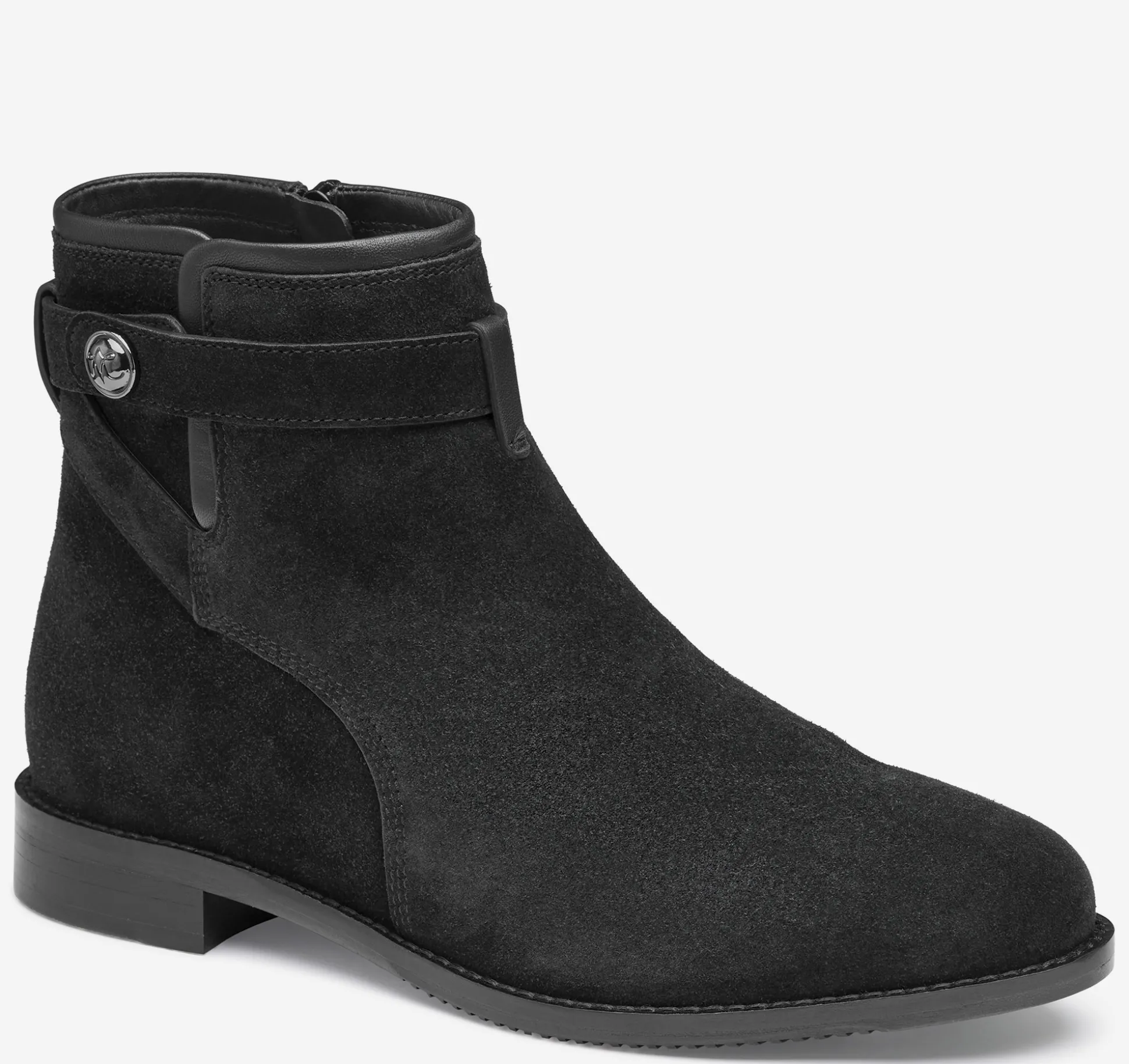 Boots & Booties^Johnston & Murphy Darby Snap Bootie BlackSuede