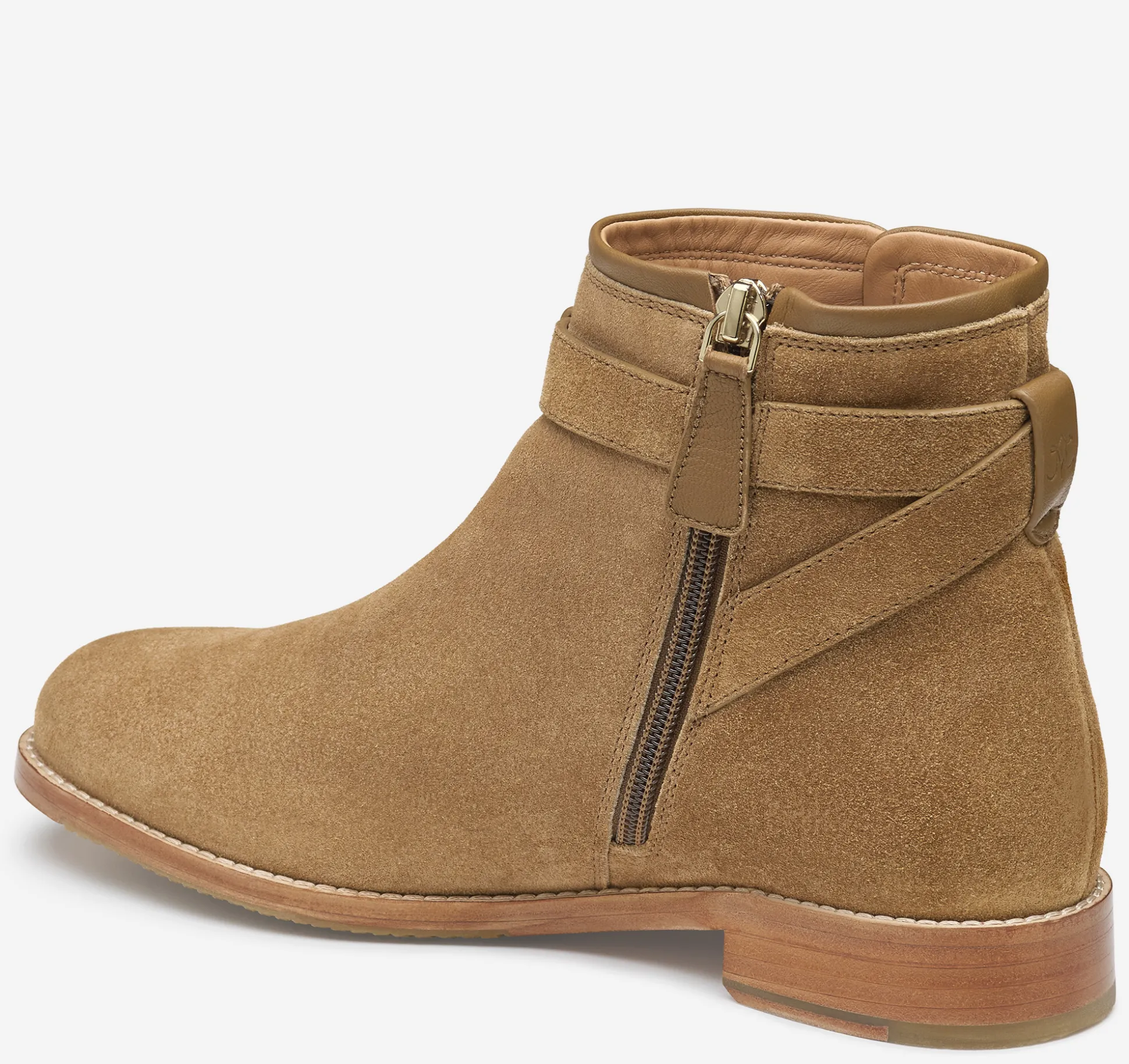 Boots & Booties^Johnston & Murphy Darby Snap Bootie ChesnutSuede