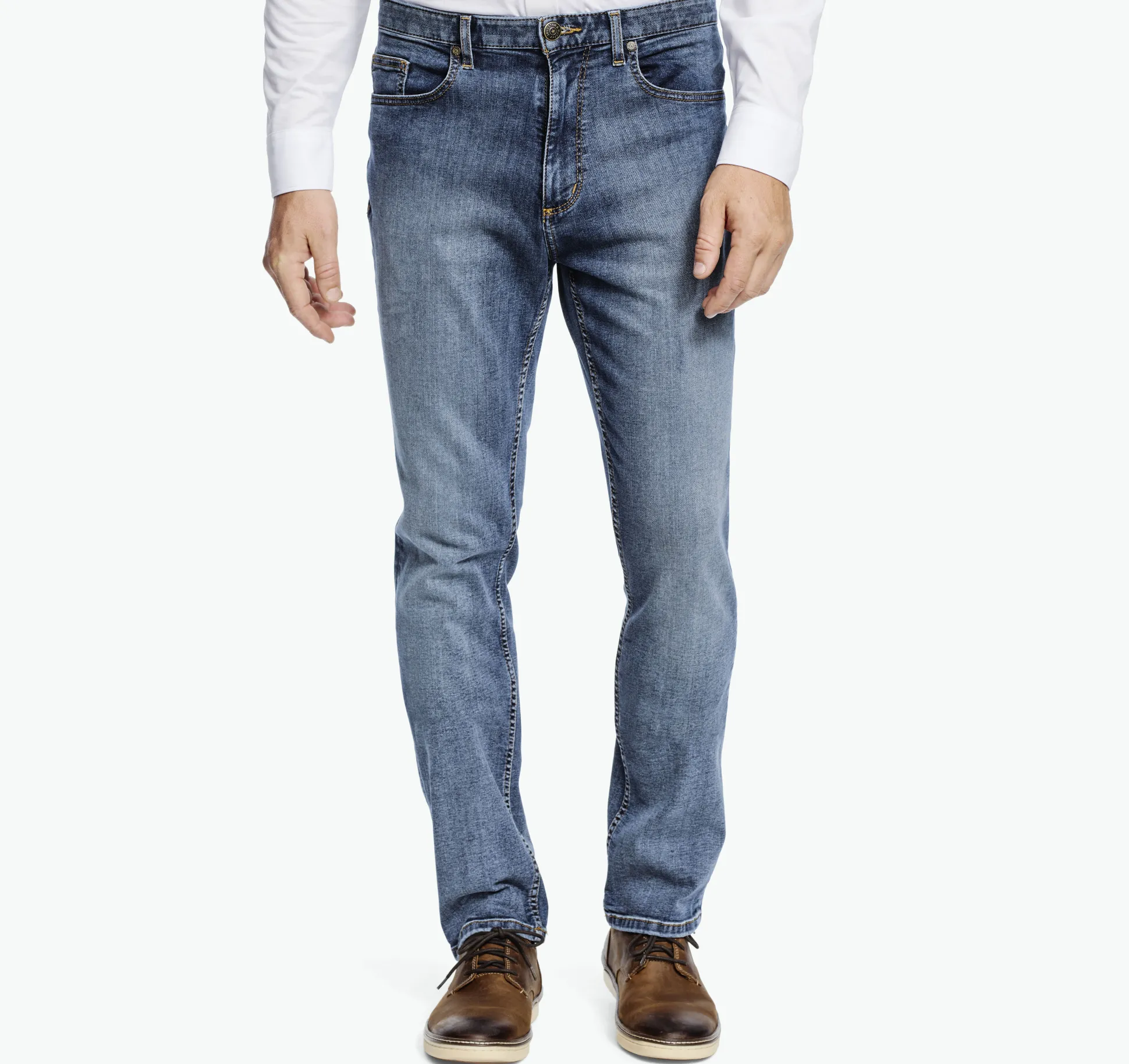 Pants & Jeans^Johnston & Murphy Denim Jeans LightWash