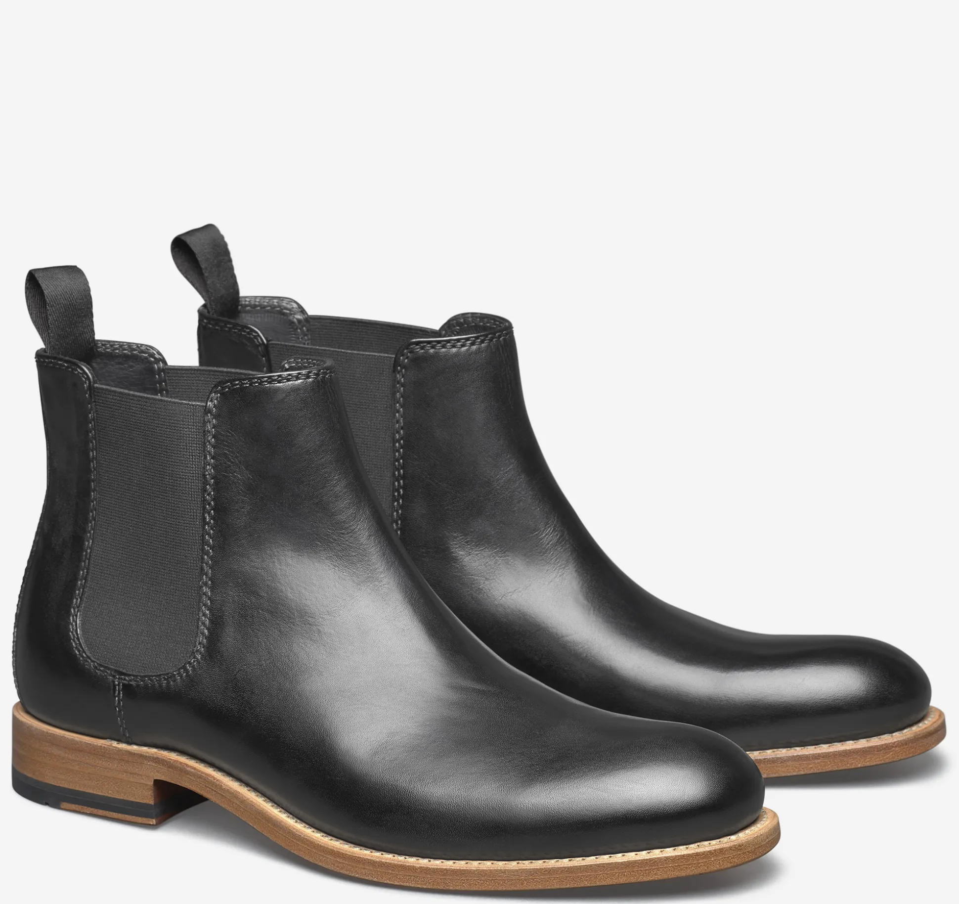 Dress Shoes | Boots^Johnston & Murphy Dudley Chelsea Boot BlackDip-DyedCalfskin