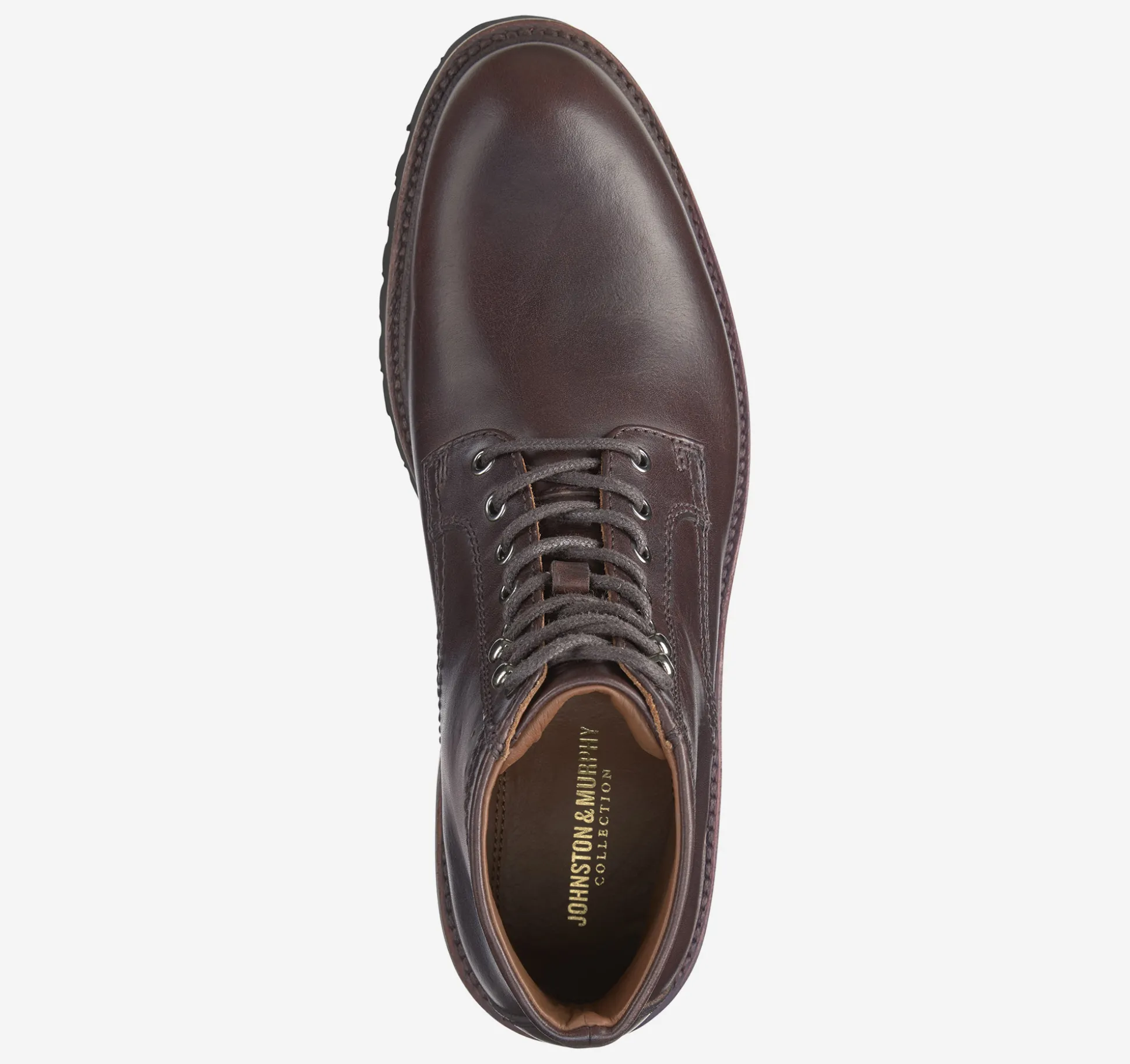 Dress Shoes | Boots^Johnston & Murphy Dudley Lug Plain Toe Boot DarkBrownFullGrain