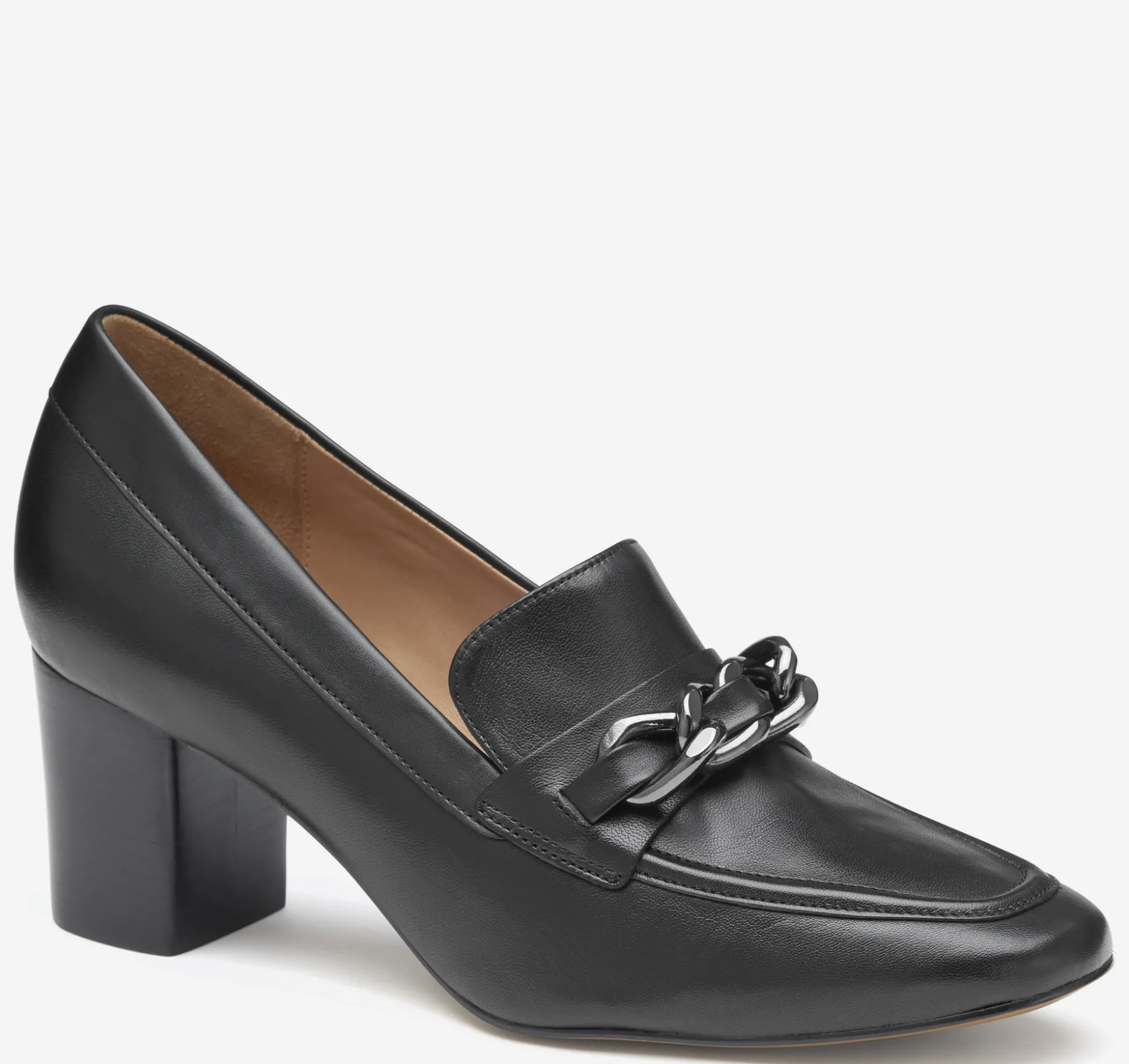 Mules & Loafers | Heels & Platform Wedges^Johnston & Murphy Eleanor Chain Loafer BlackCalfskin