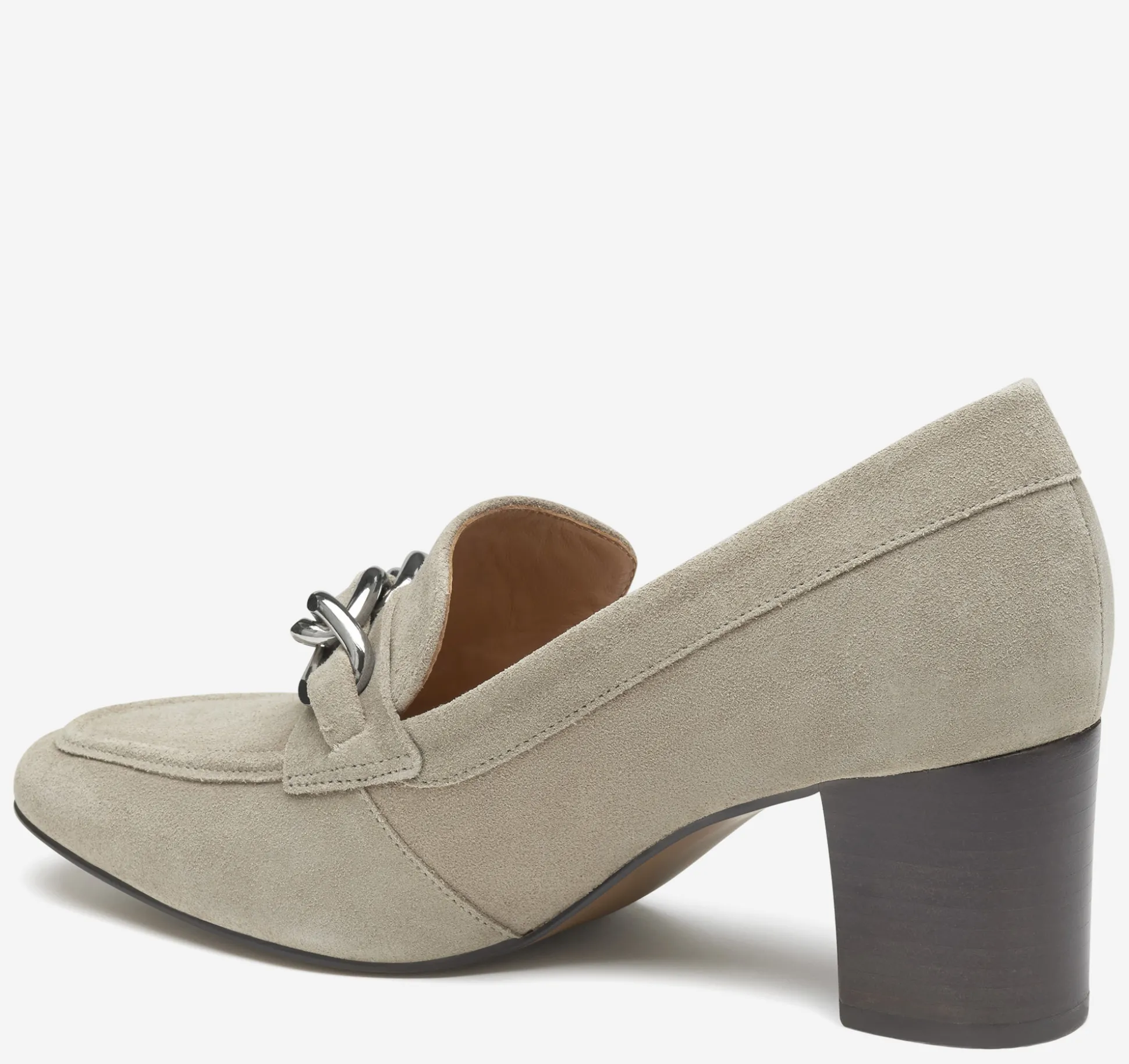 Mules & Loafers | Heels & Platform Wedges^Johnston & Murphy Eleanor Chain Loafer TaupeSuede