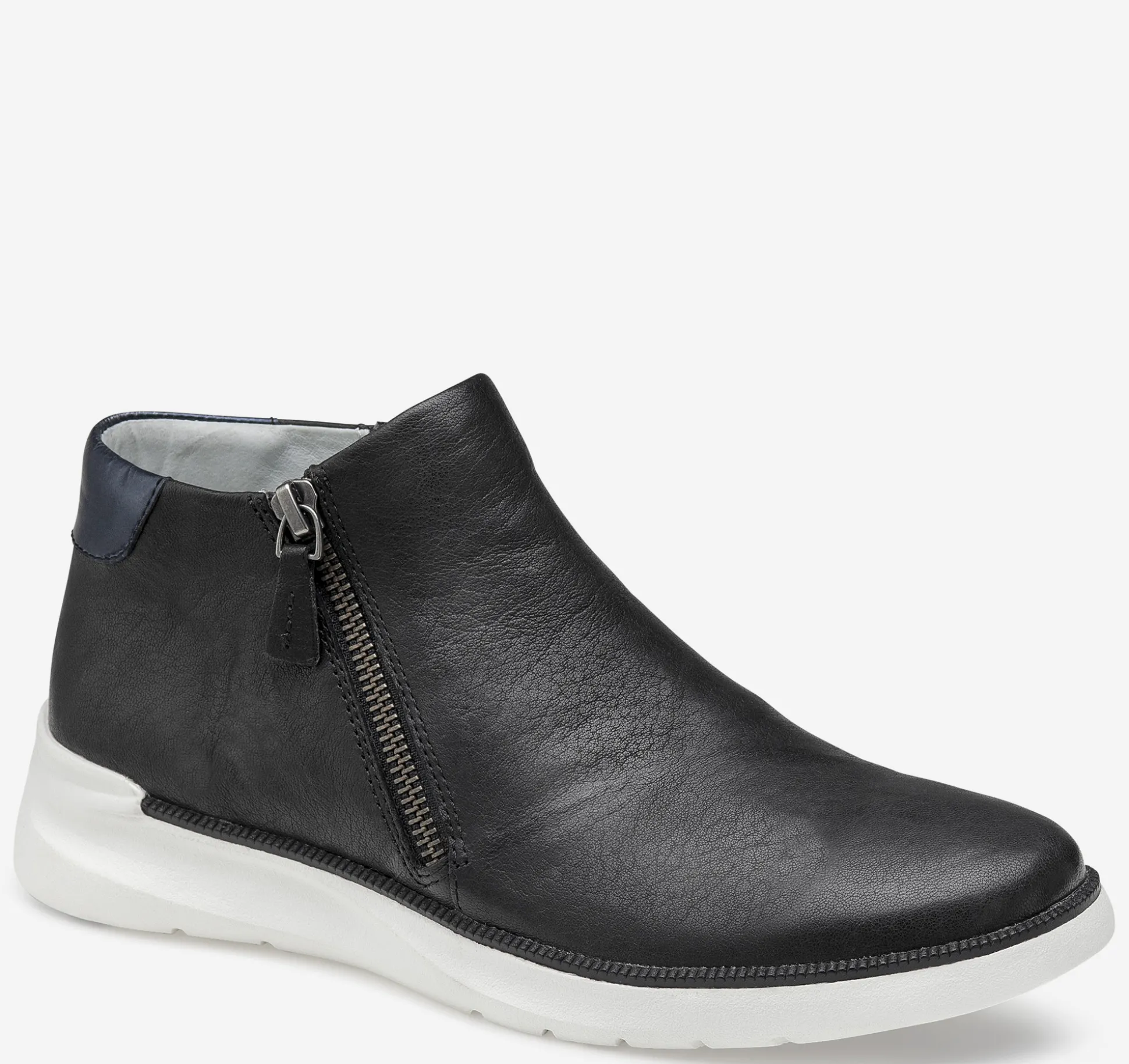Boots & Booties^Johnston & Murphy Emery Zip Bootie BlackItalianWashedSheepskin