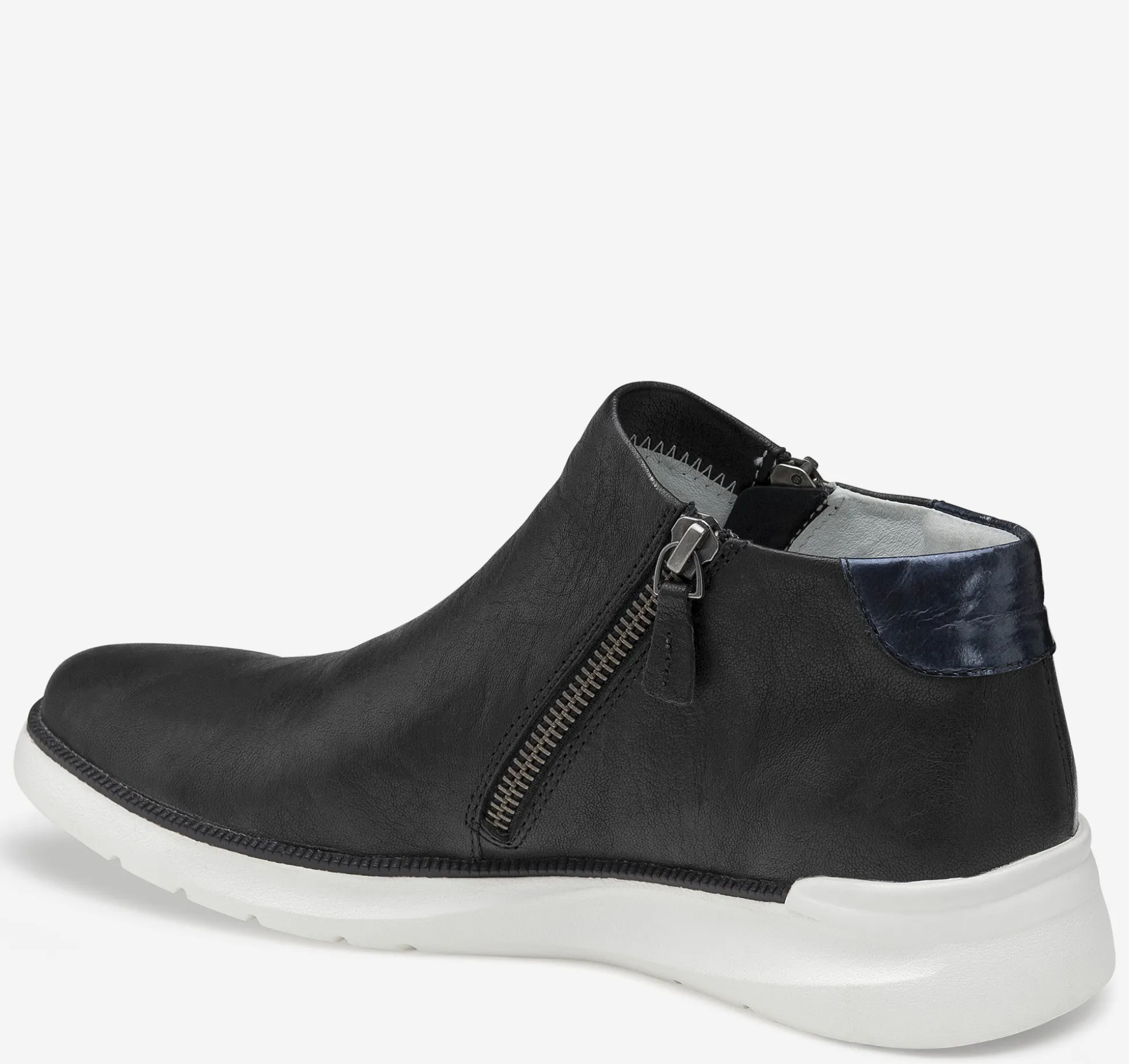 Boots & Booties^Johnston & Murphy Emery Zip Bootie BlackItalianWashedSheepskin