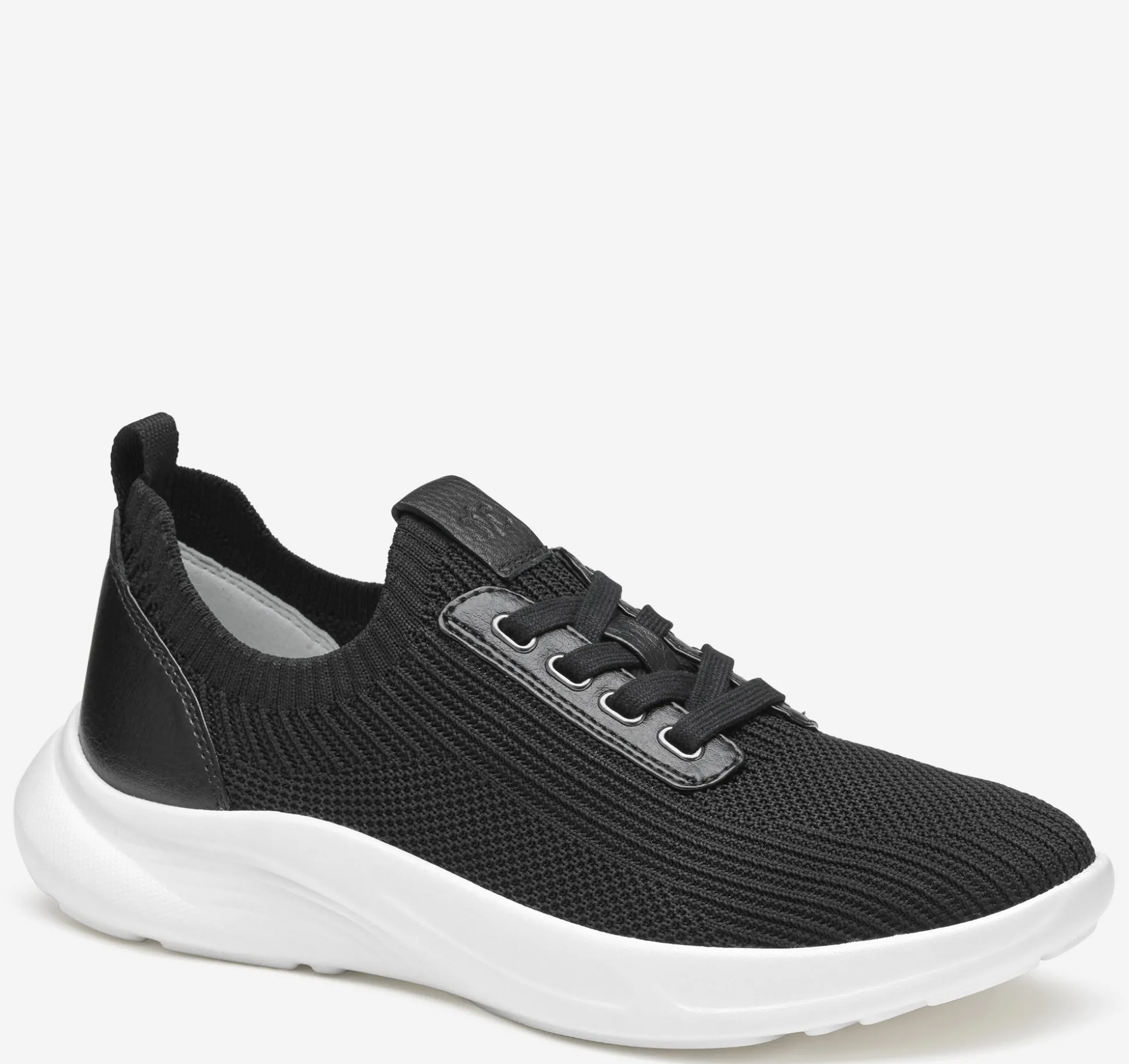 Sneakers^Johnston & Murphy Escape Knit Lace-Up BlackKnit