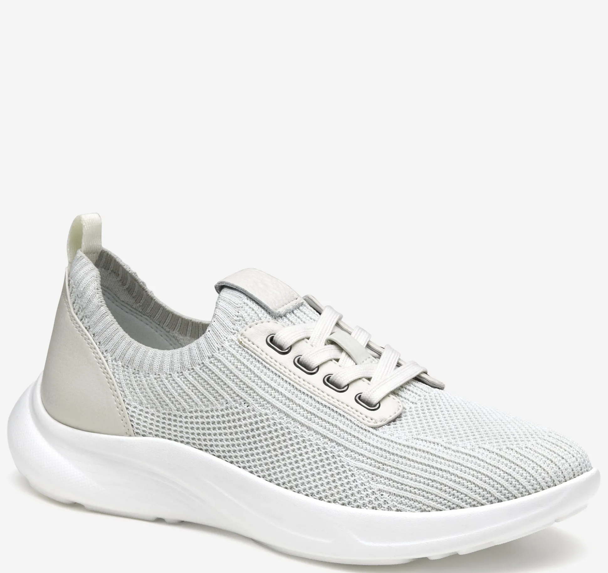 Sneakers^Johnston & Murphy Escape Knit Lace-Up WhiteKnit