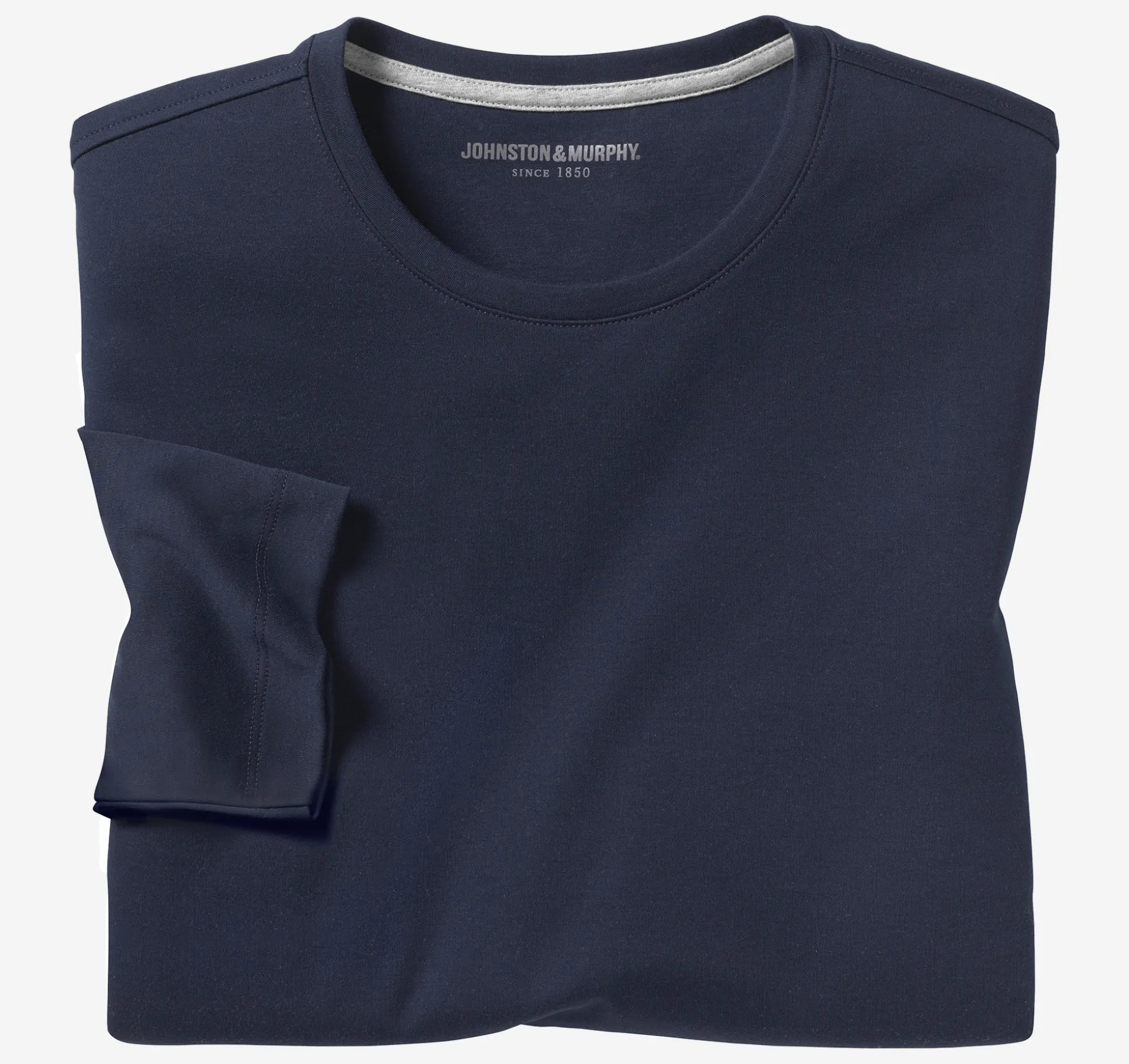 Loungewear | Sweaters & Knits^Johnston & Murphy Essential Long-Sleeve Tee Navy