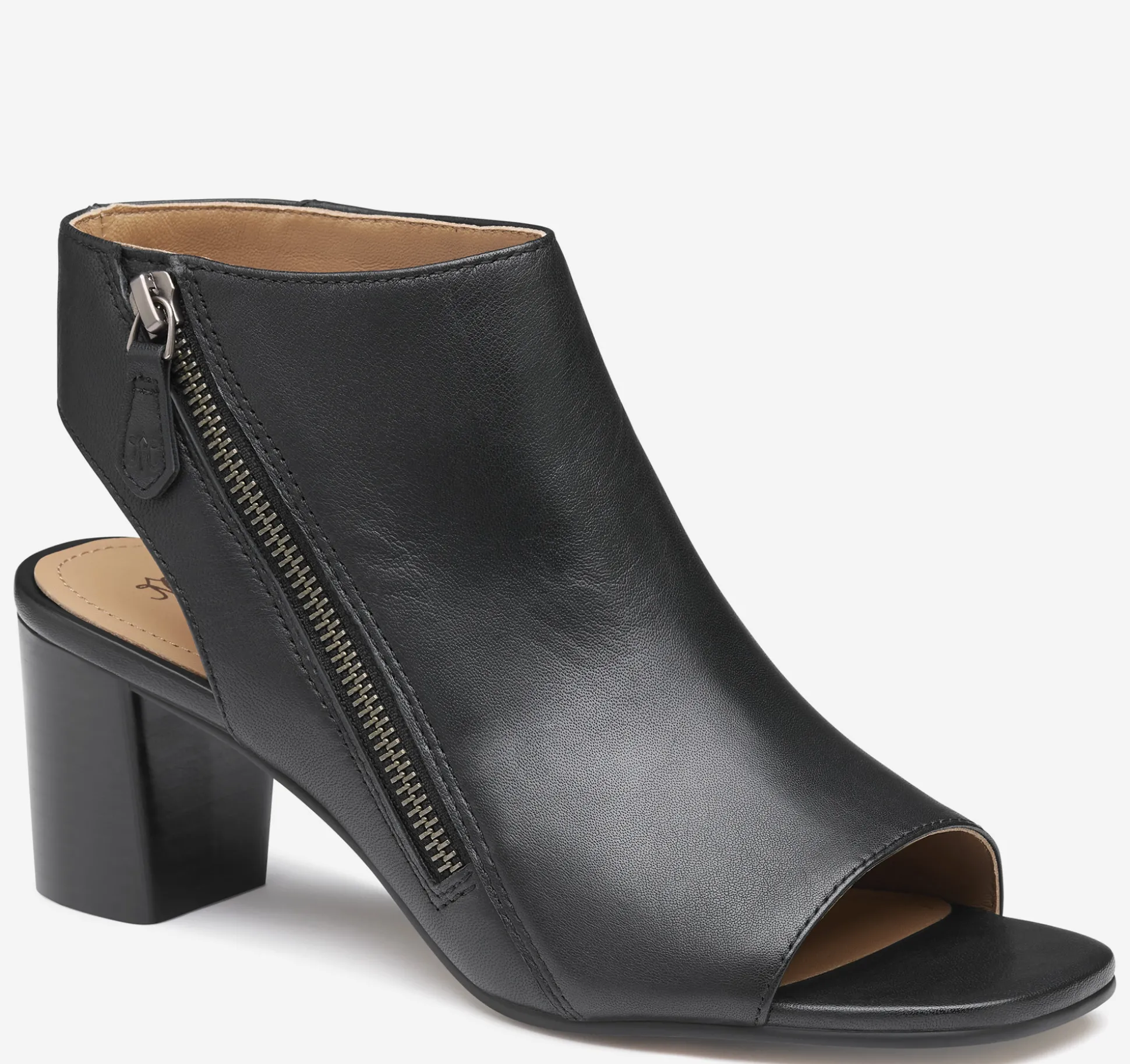 Boots & Booties^Johnston & Murphy Evelyn Side-Zip Bootie BlackGloveLeather