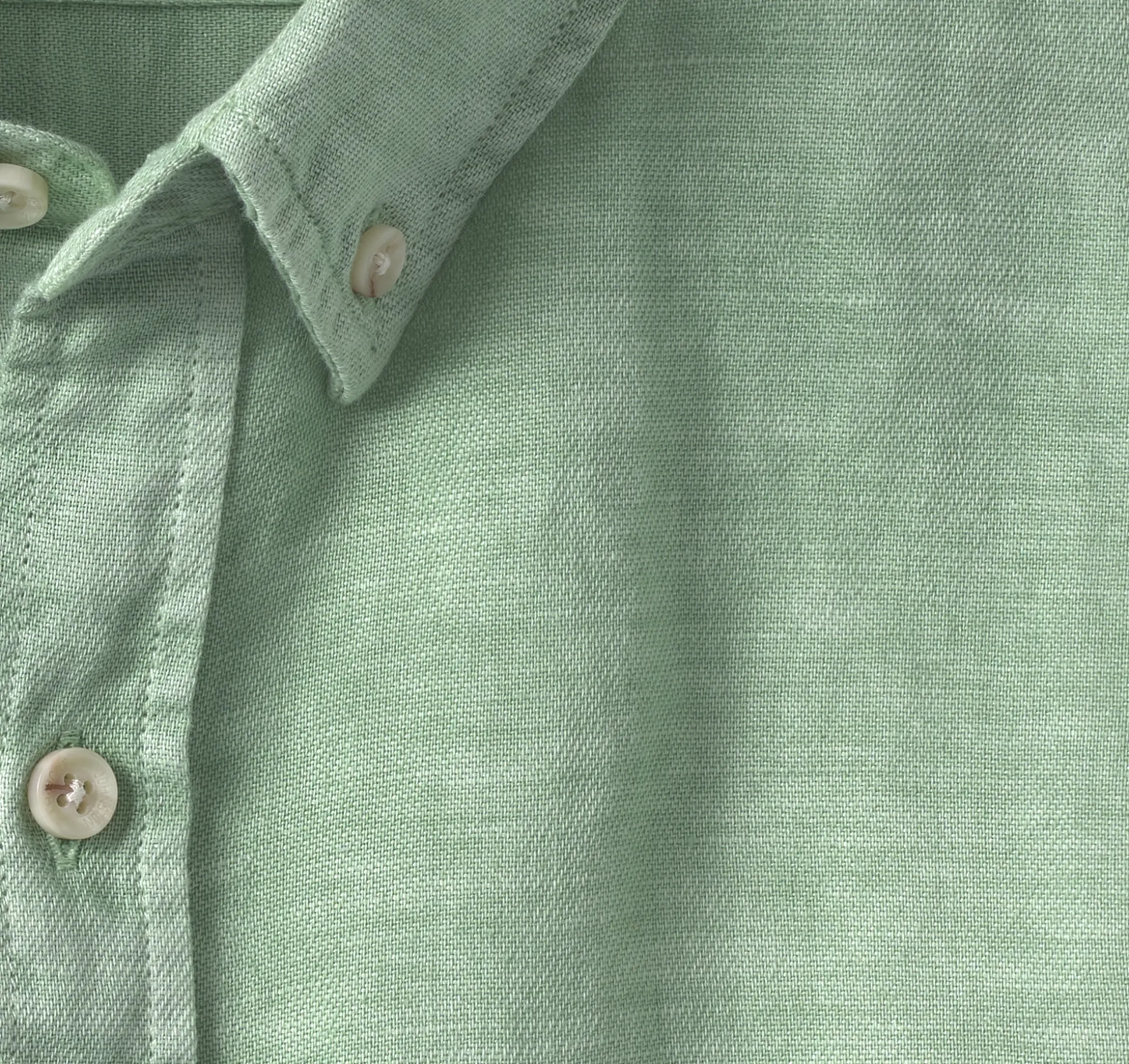 Short-sleeve Shirts^Johnston & Murphy Garment Dyed Shirt Green