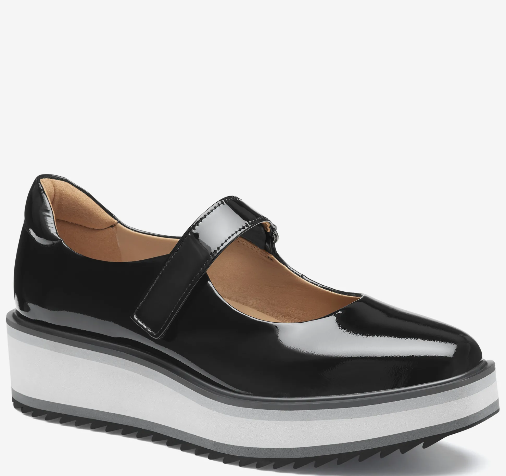 Mules & Loafers | Heels & Platform Wedges^Johnston & Murphy Gracelyn Mary Jane BlackPatentLeather