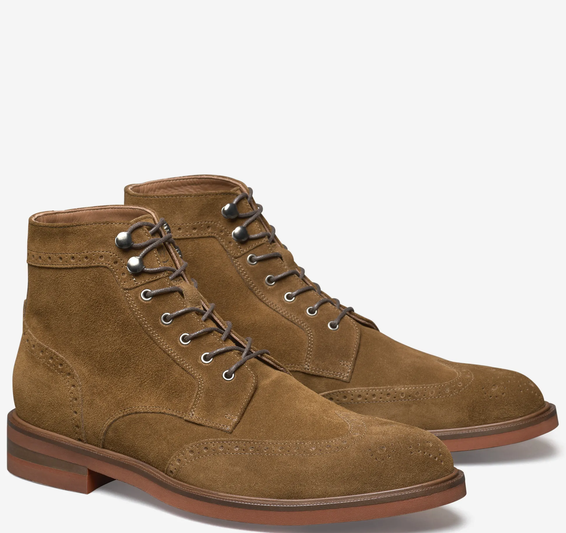 Boots | Lace-ups^Johnston & Murphy Hartley Wingtip Boot SnuffItalianSuede