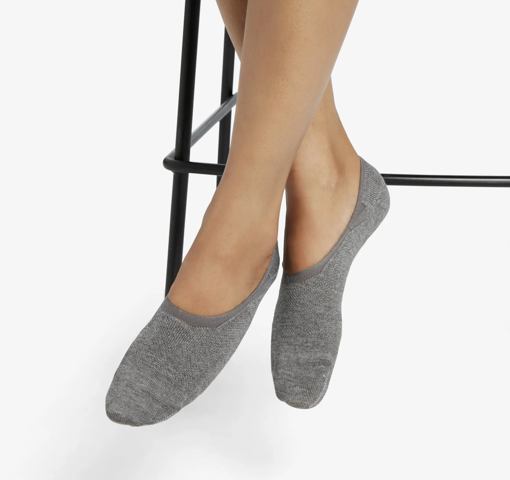 Socks^Johnston & Murphy High-Rise Liner Sock Black