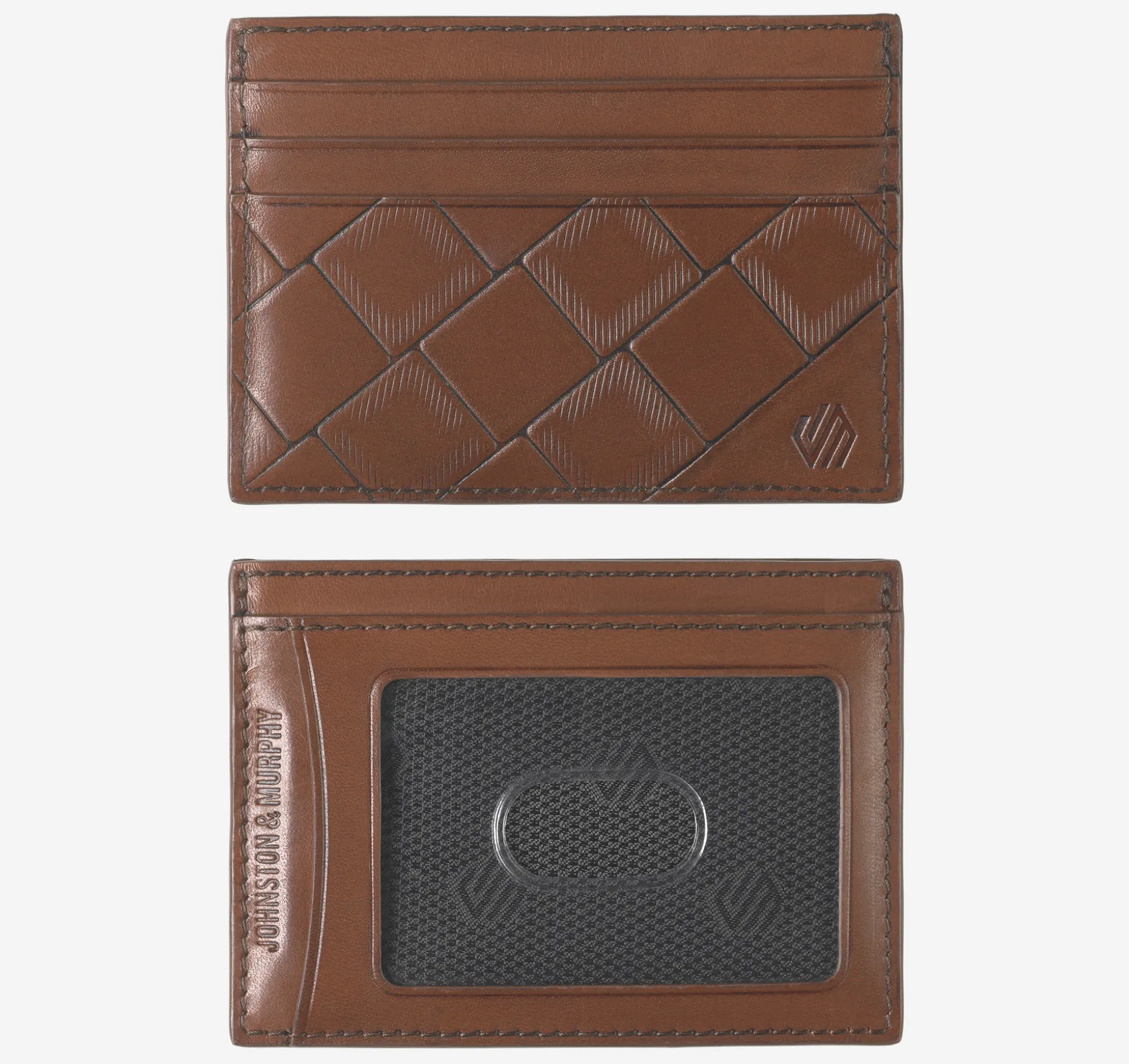 Wallets | Wallets^Johnston & Murphy Hudson Basketweave Weekender Case Brown