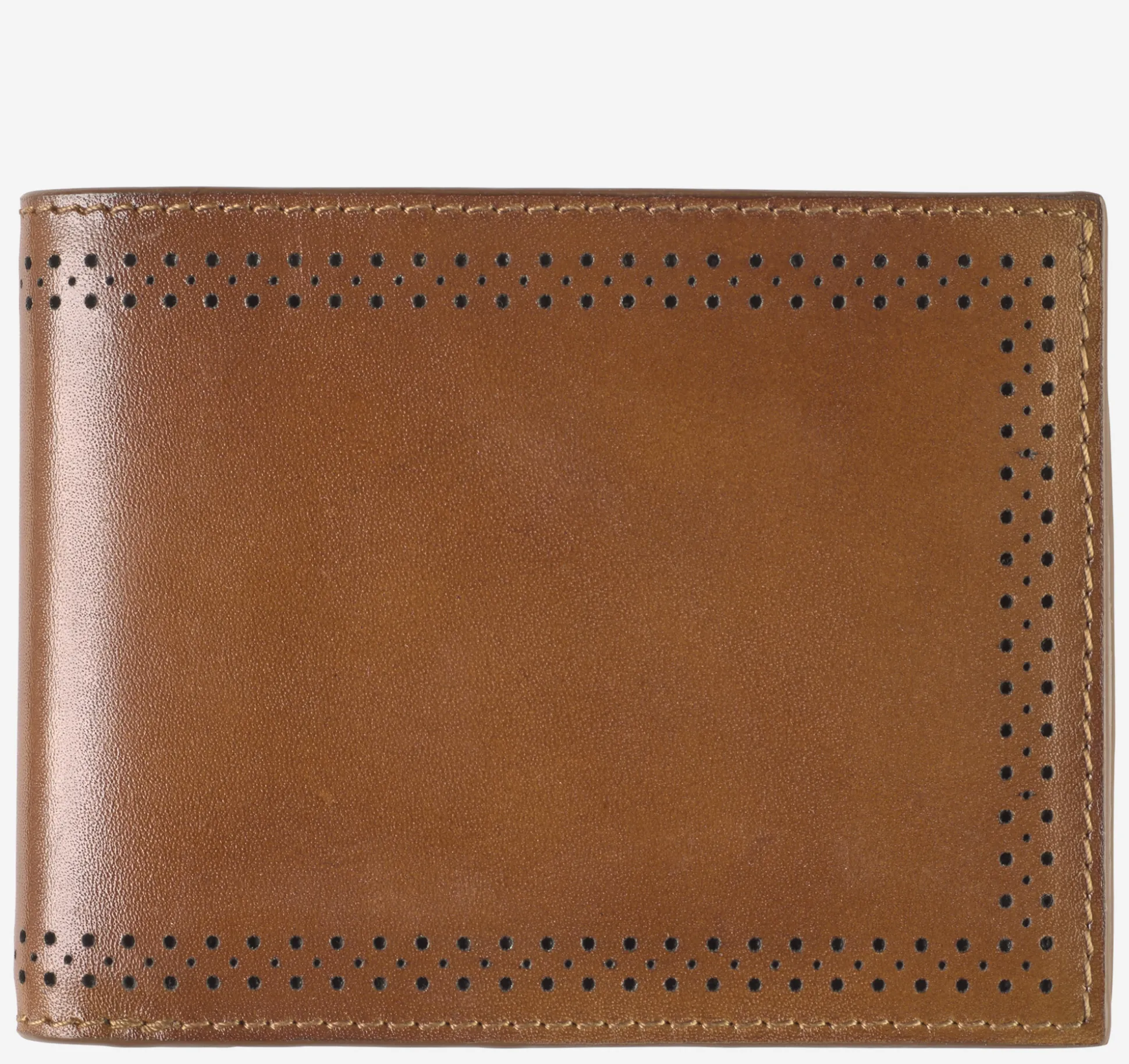 Wallets | Wallets^Johnston & Murphy Hudson Perforated Billfold BrownBurnished