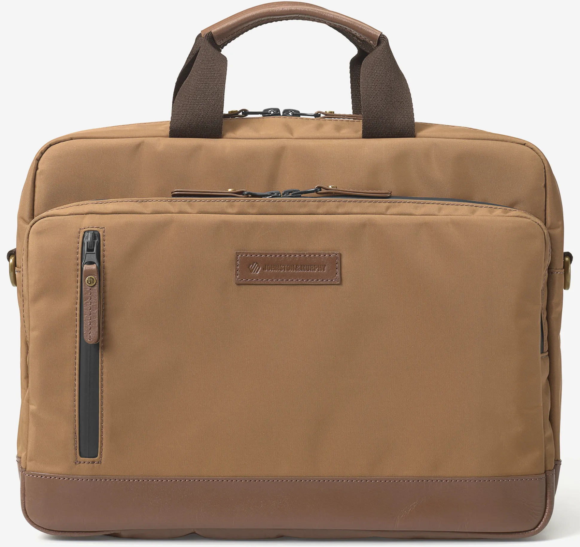 Backpacks & Briefcases | Backpacks & Briefcases^Johnston & Murphy Hudson Waterproof Briefcase Cognac