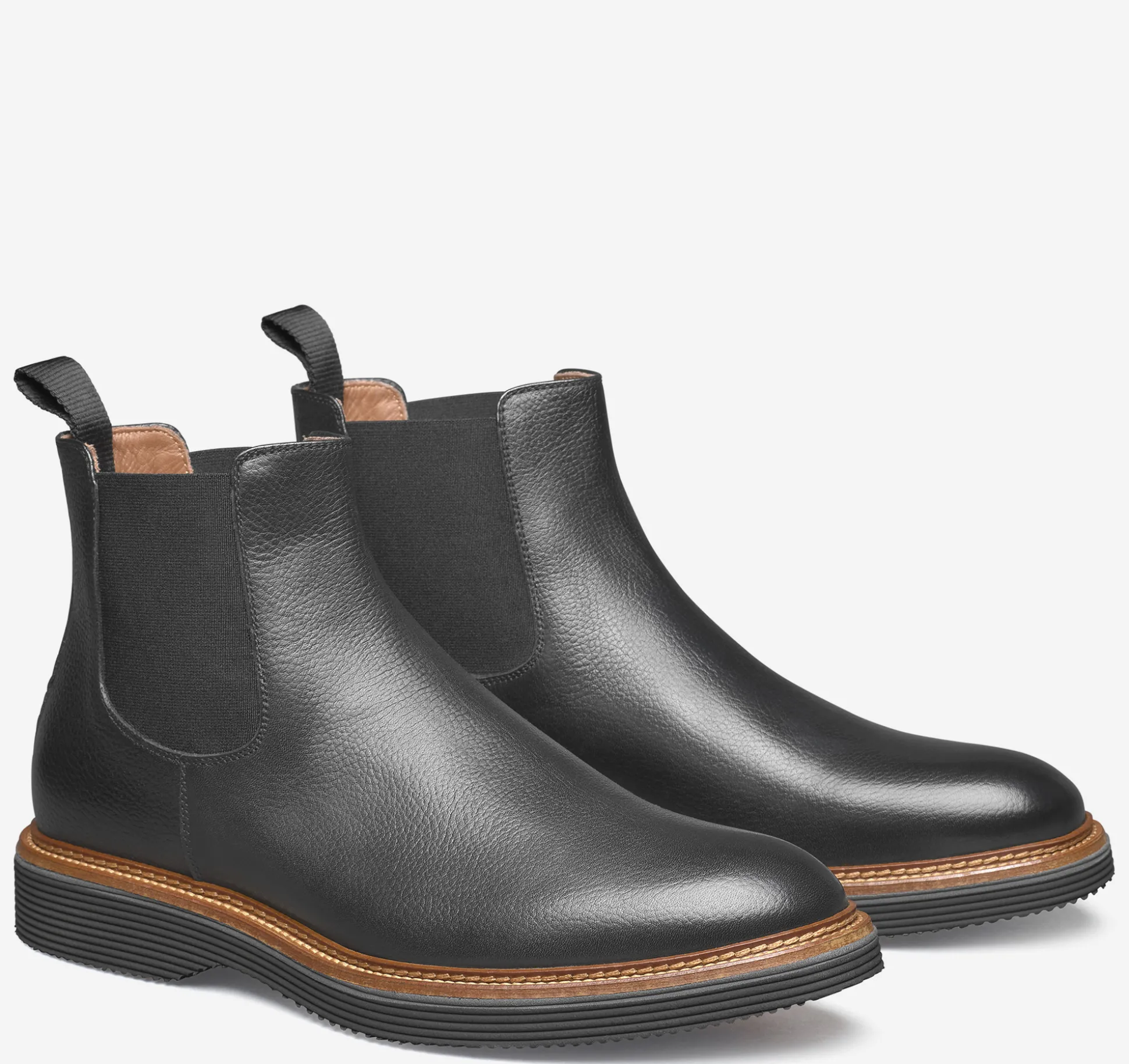 Boots | Slip-ons & Loafers^Johnston & Murphy Jenson Chelsea Boot BlackTumbledCalfskin