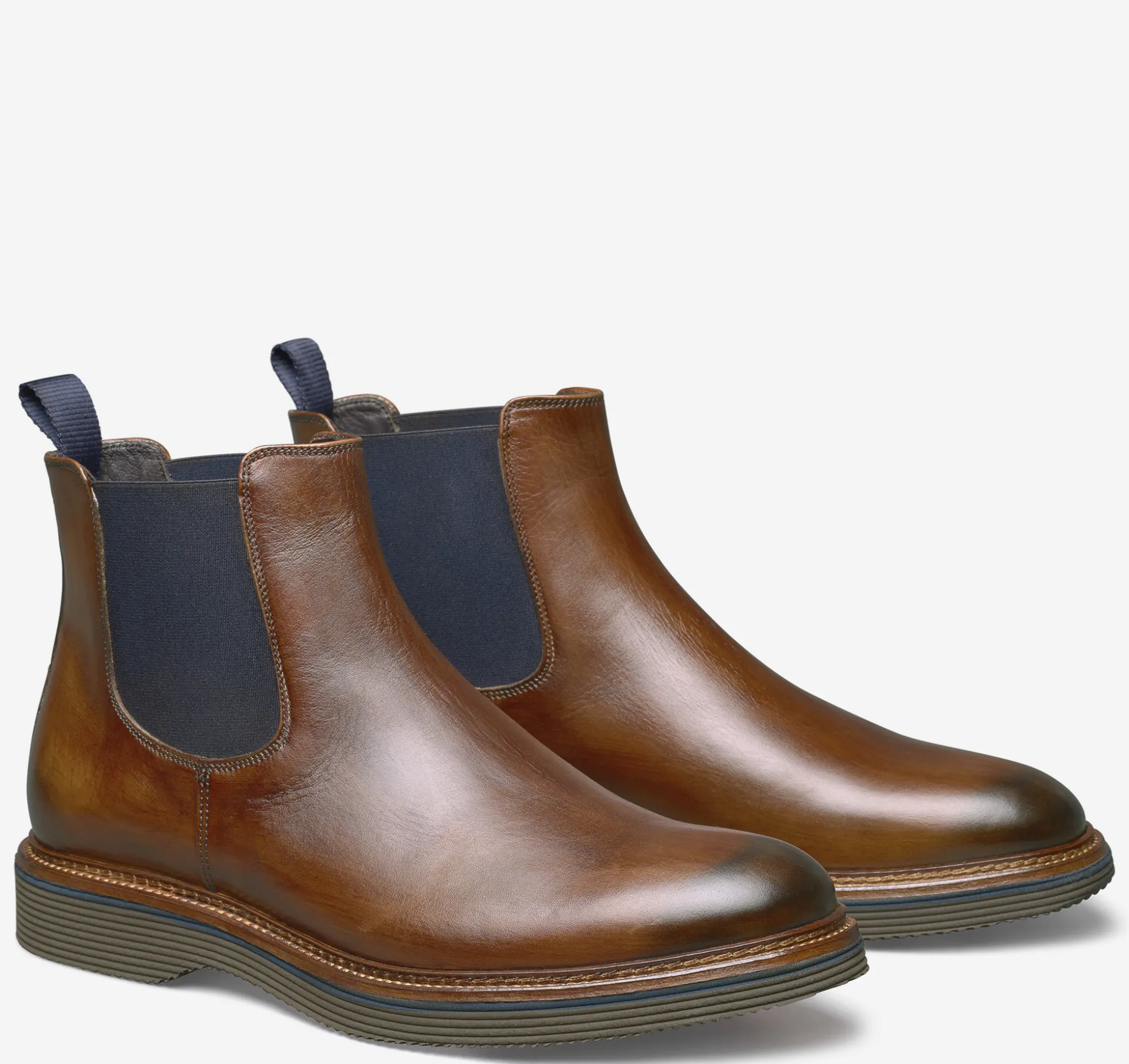 Boots | Slip-ons & Loafers^Johnston & Murphy Jenson Chelsea Boot BrownHand-StainedCalfskin