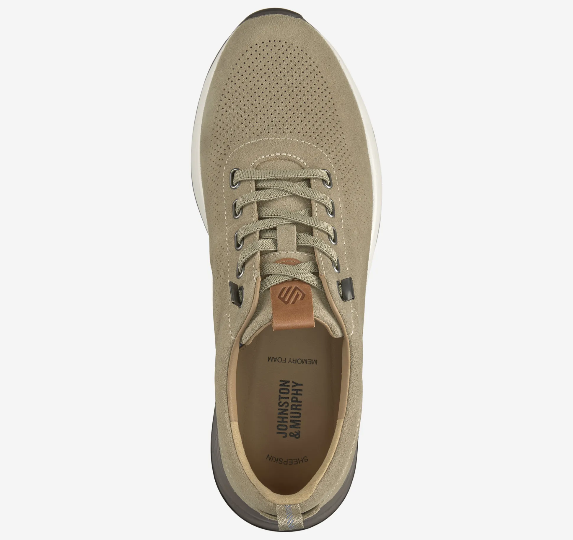 New Arrivals | Slip-ons & Loafers^Johnston & Murphy Kinnon Perfed Jogger TaupeOiledSuede