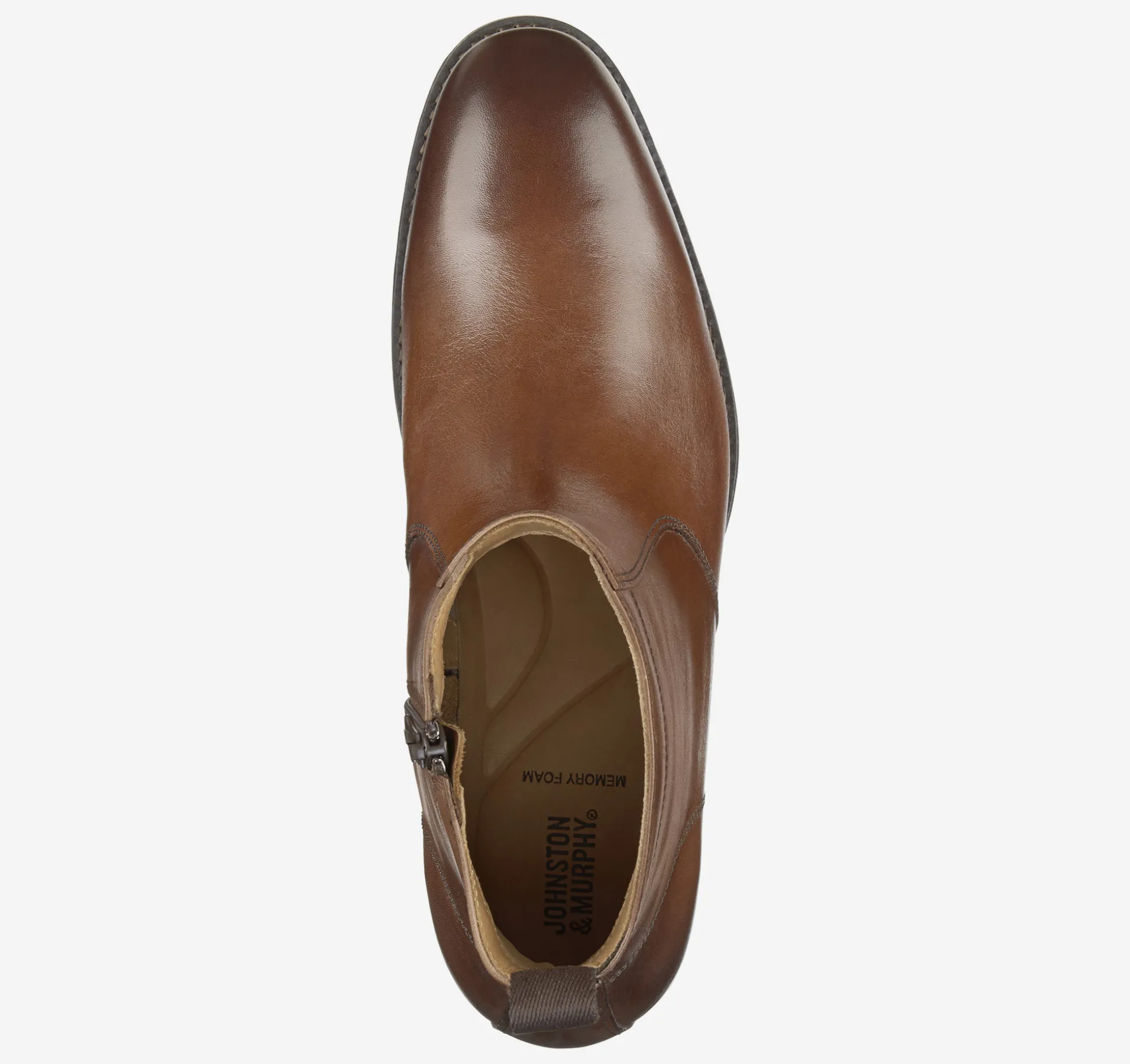 Dress Shoes | Boots^Johnston & Murphy Lewis Zip Boot TanFullGrain
