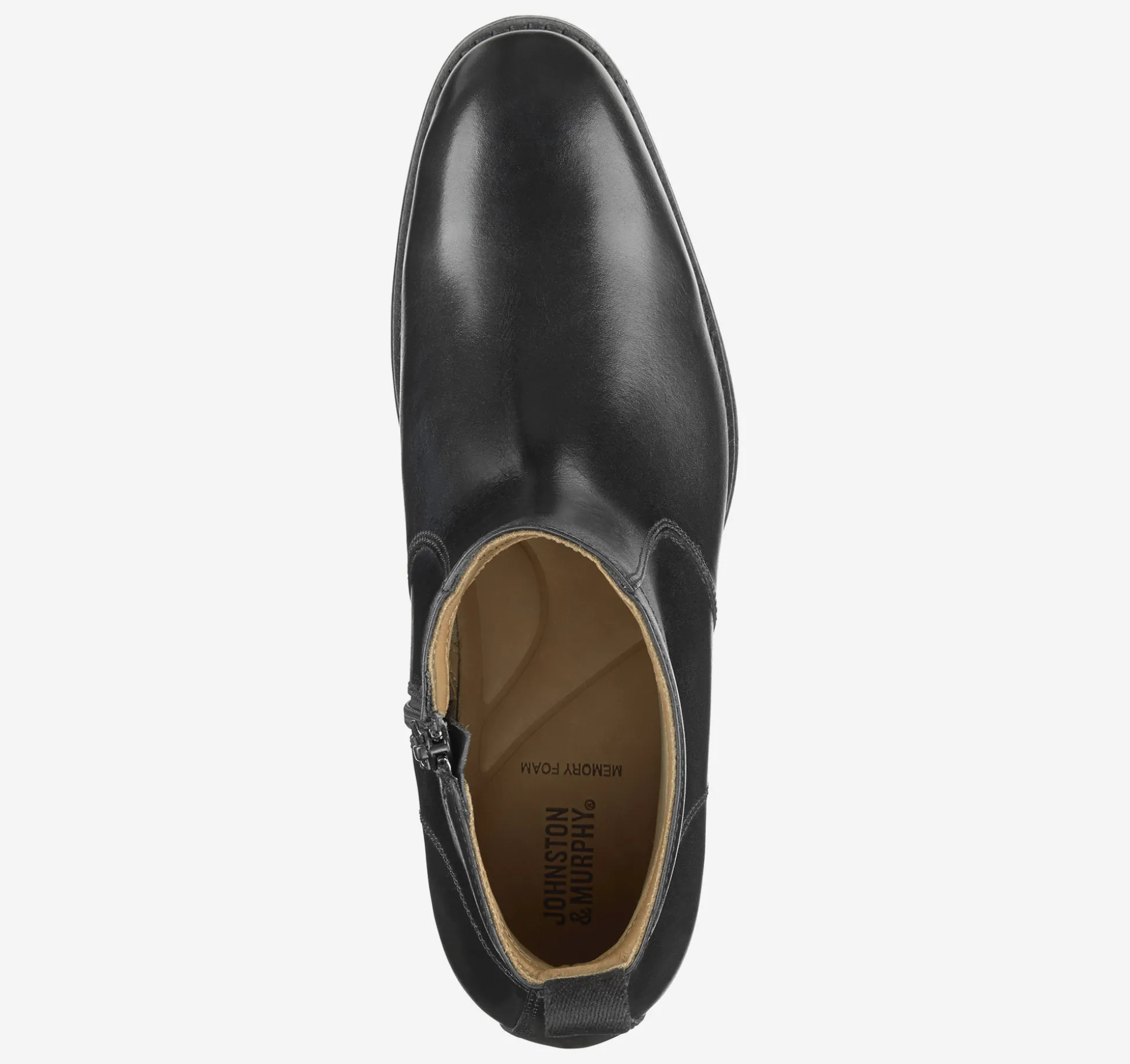 Dress Shoes | Boots^Johnston & Murphy Lewis Zip Boot BlackFullGrain