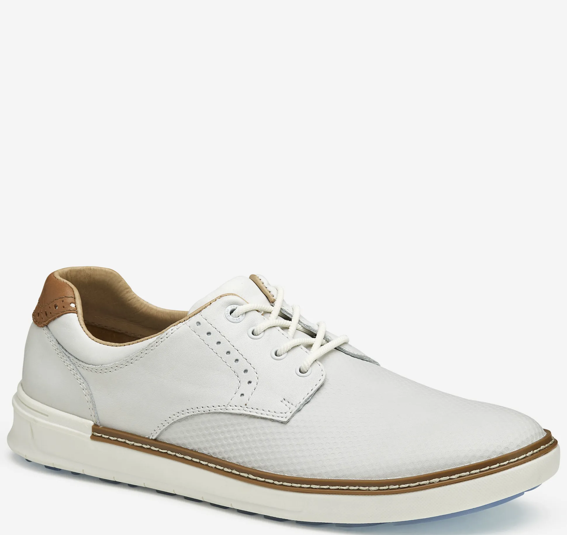 Golf | Lace-ups^Johnston & Murphy McGuffey GL2 Hybrid Plain Toe WhiteEmbossedFullGrain