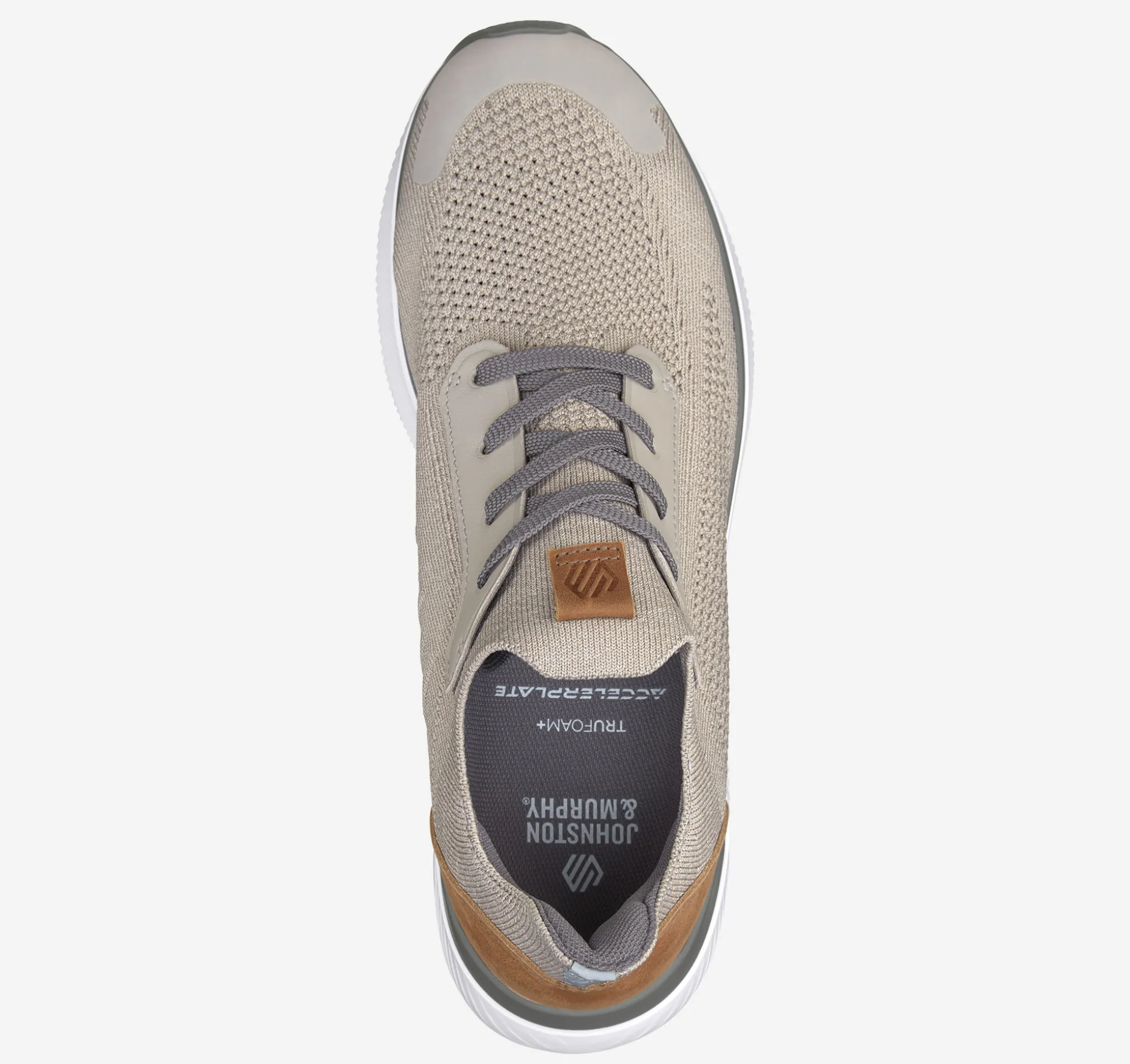 Sale^Johnston & Murphy Miles Knit Lace-Up TaupeKnit