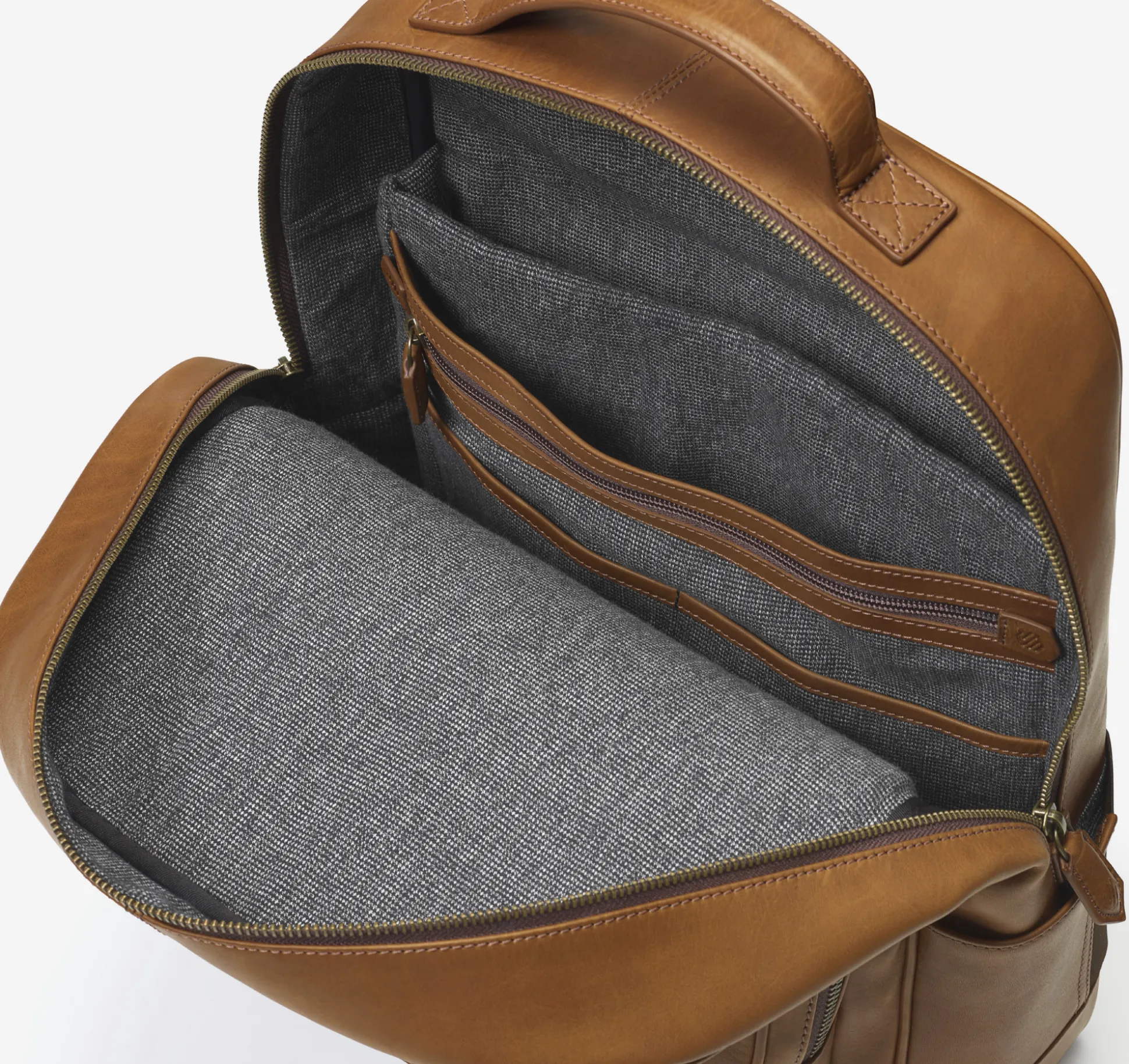 Backpacks & Briefcases | Backpacks & Briefcases^Johnston & Murphy Rhodes Backpack TanFullGrain