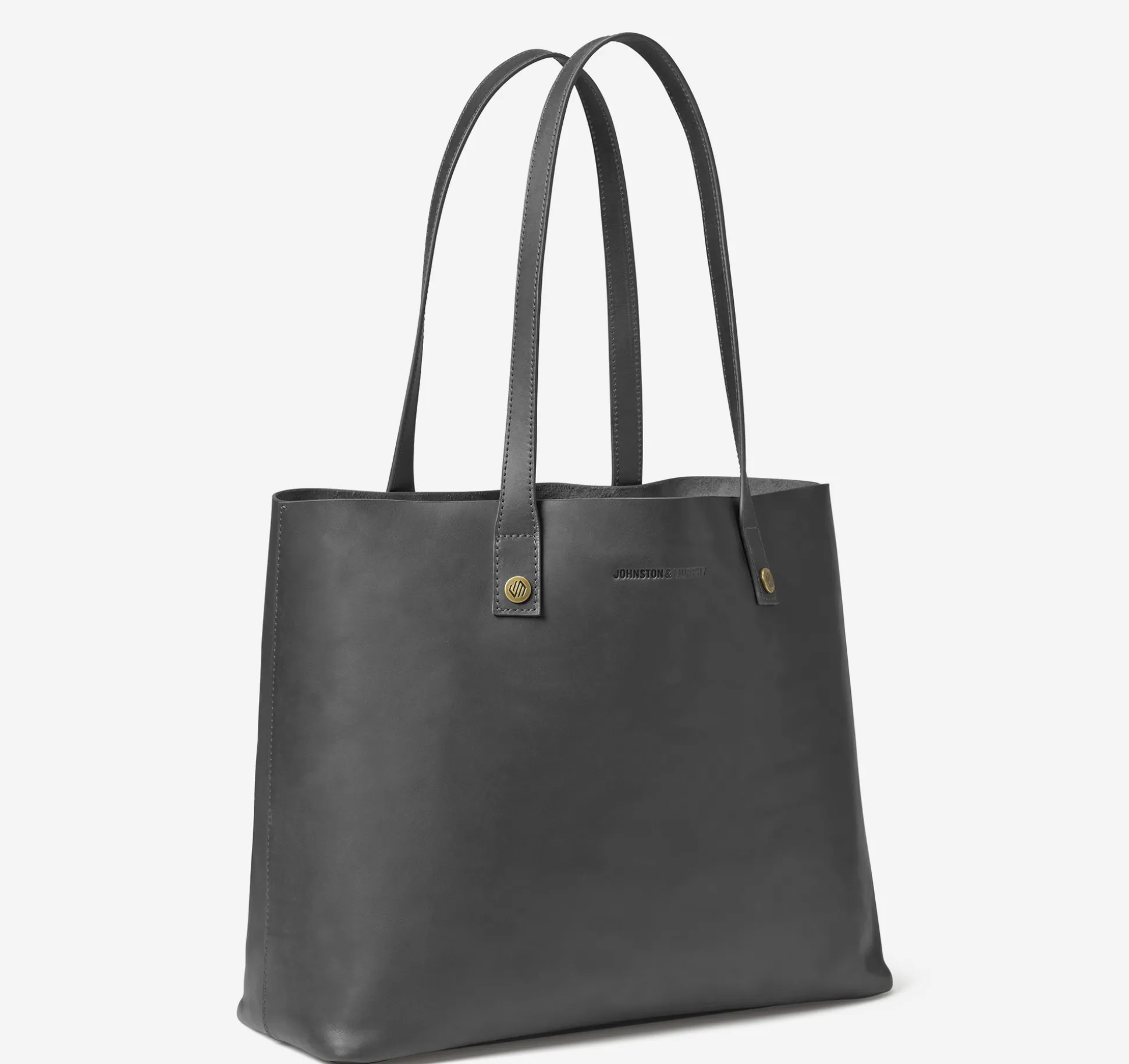 Backpacks & Briefcases | Totes^Johnston & Murphy Rhodes Leather Tote BlackFullGrain